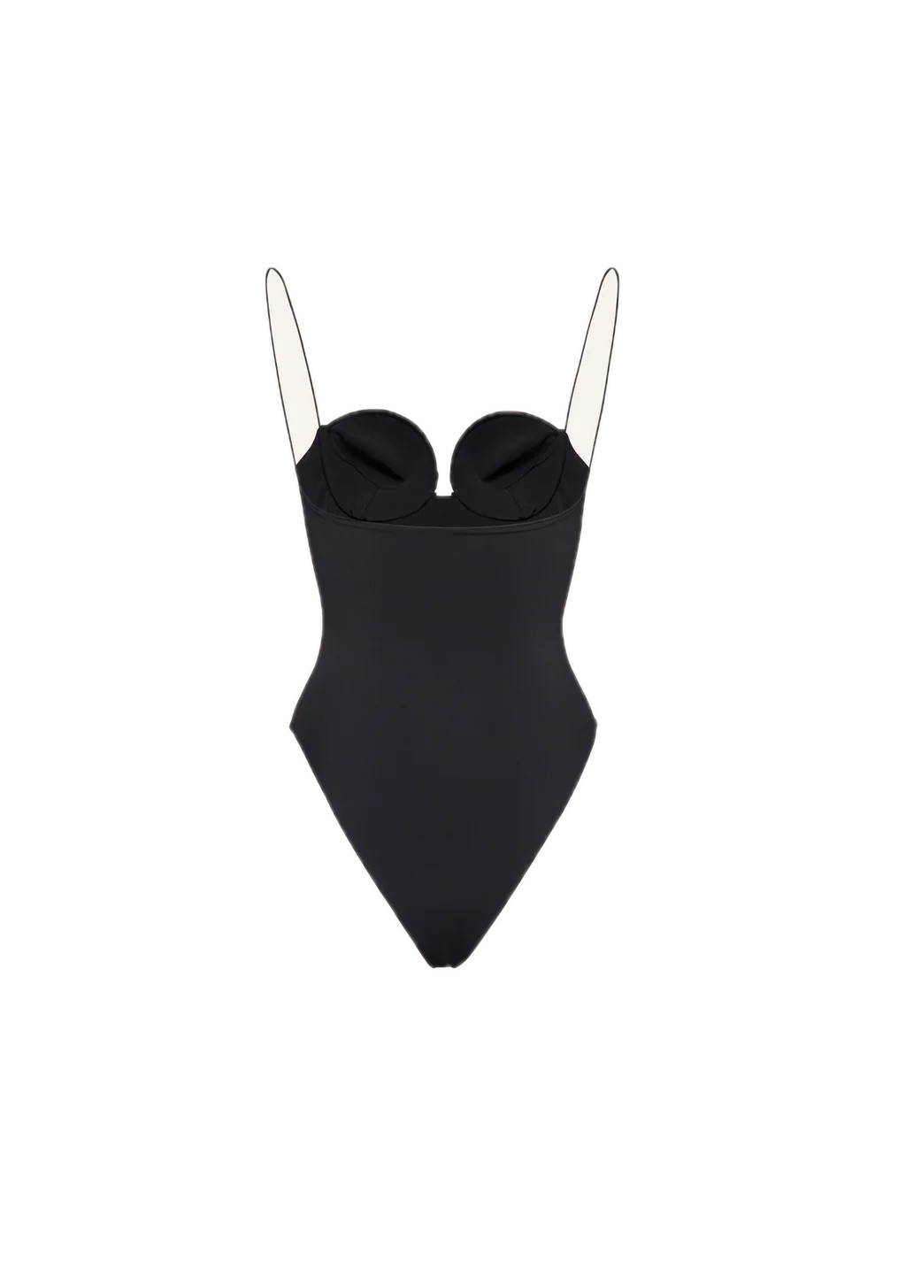 Lycra 3D Roses One Piece Swimsuit Black