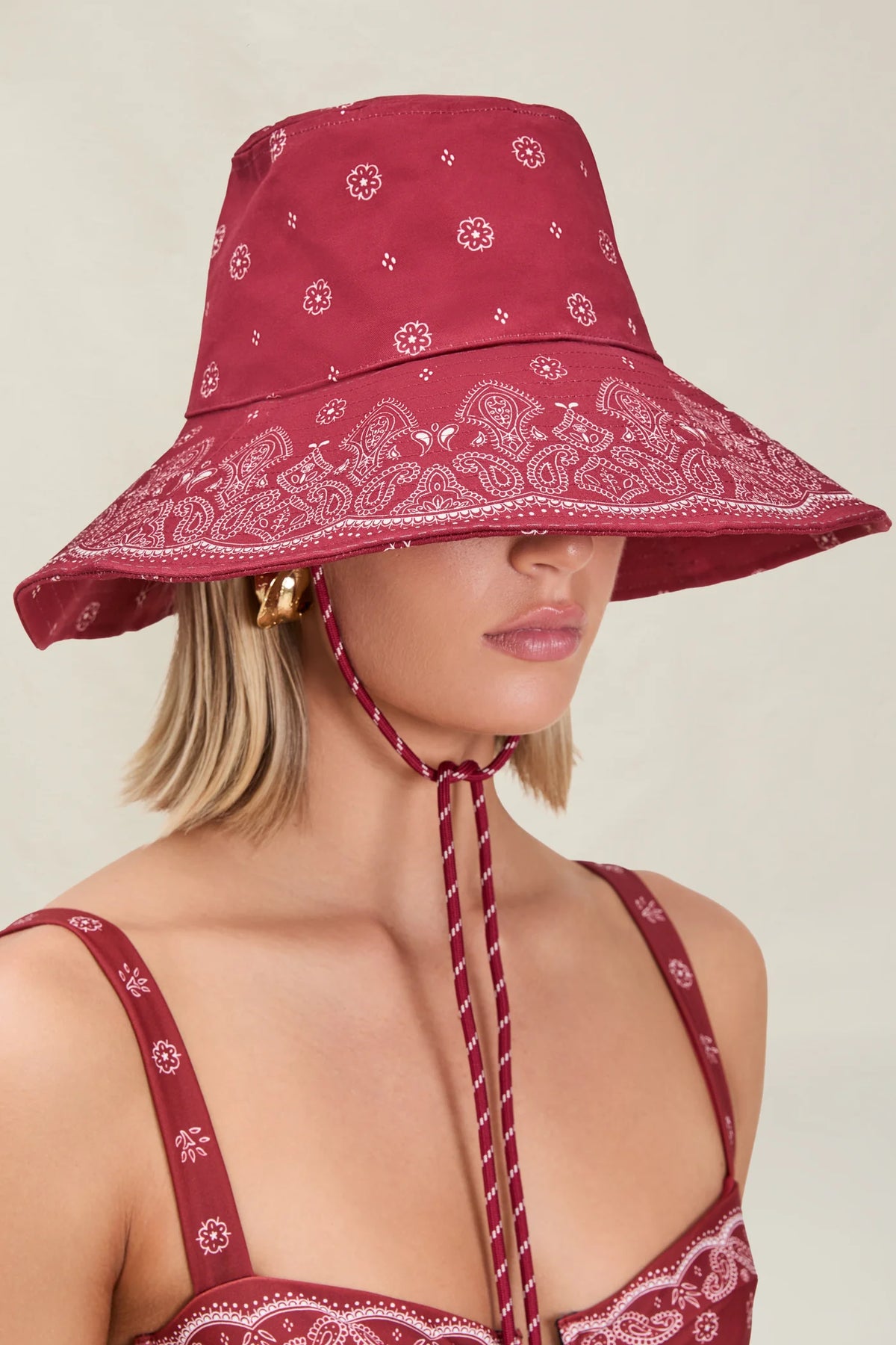 新作　salsation サルセーション　Bandana Hat　 Sサイズ Sun Hat Merlot | CASALINA