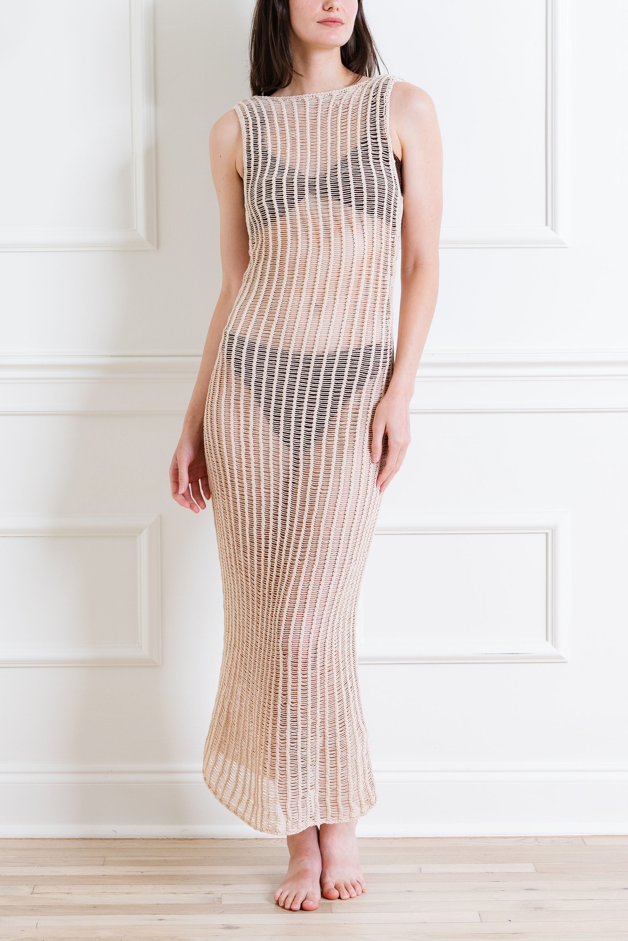 Husk Cotton Crochet Dress | CASALINA Husk Cotton Crochet Dress | CASALINA