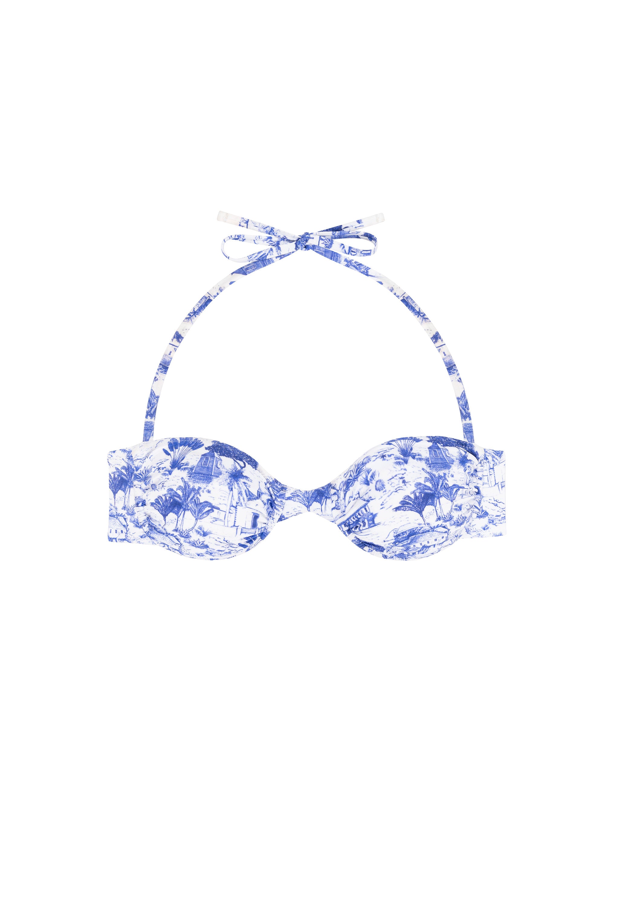 Blue Gustavia Conchiglia Bikini Top