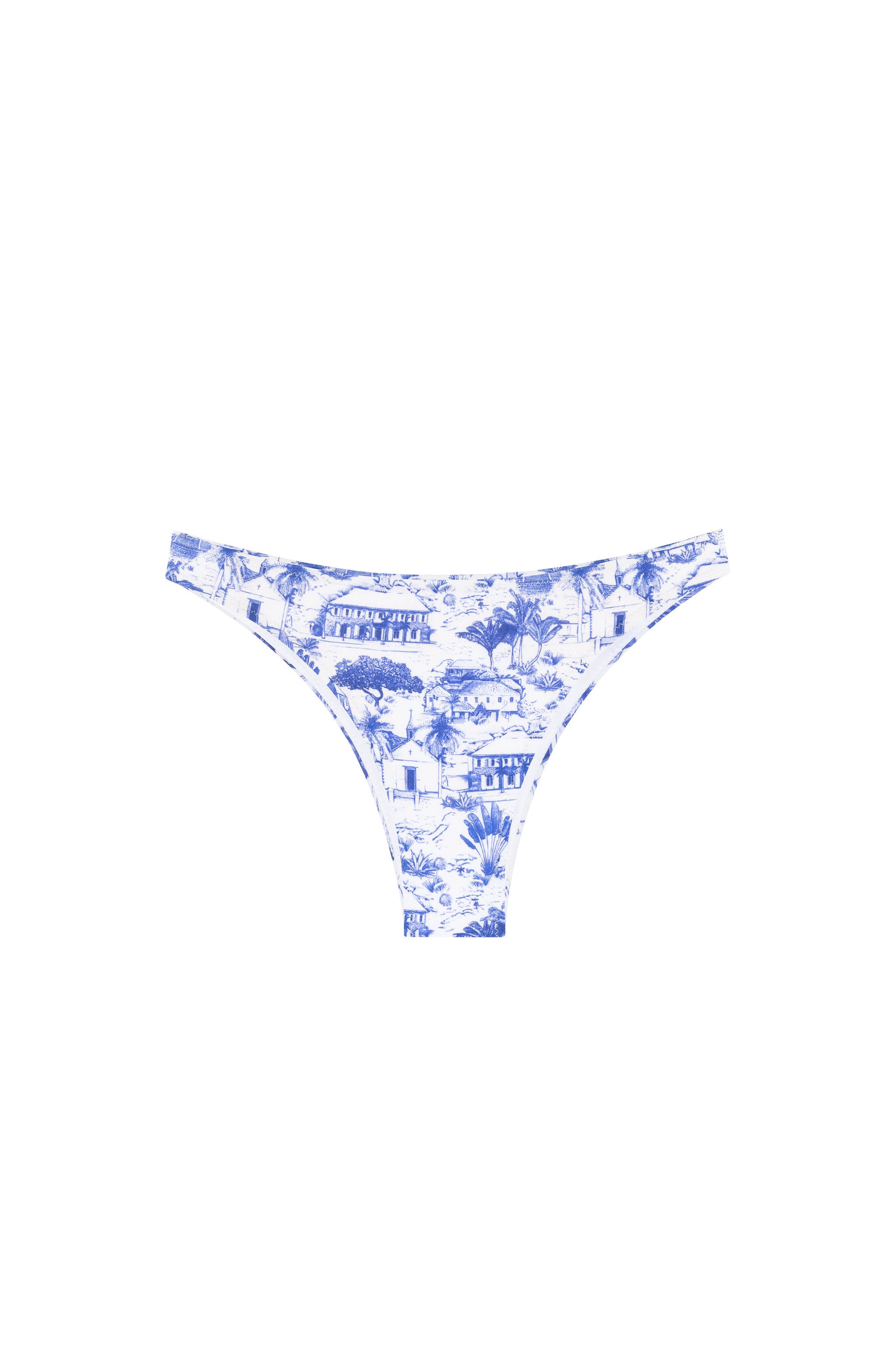 Blue Gustavia Flamands Bikini Bottom