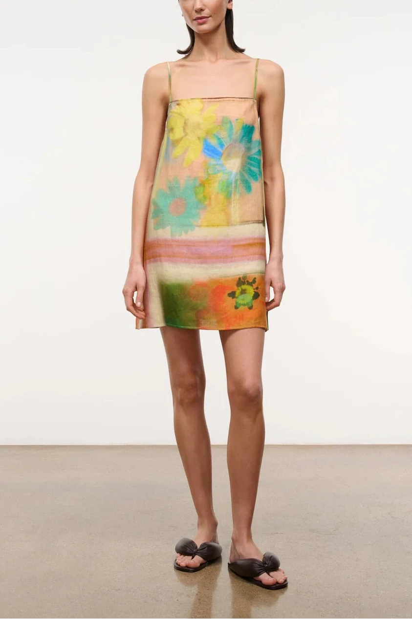 Laura Linen Mini Dress