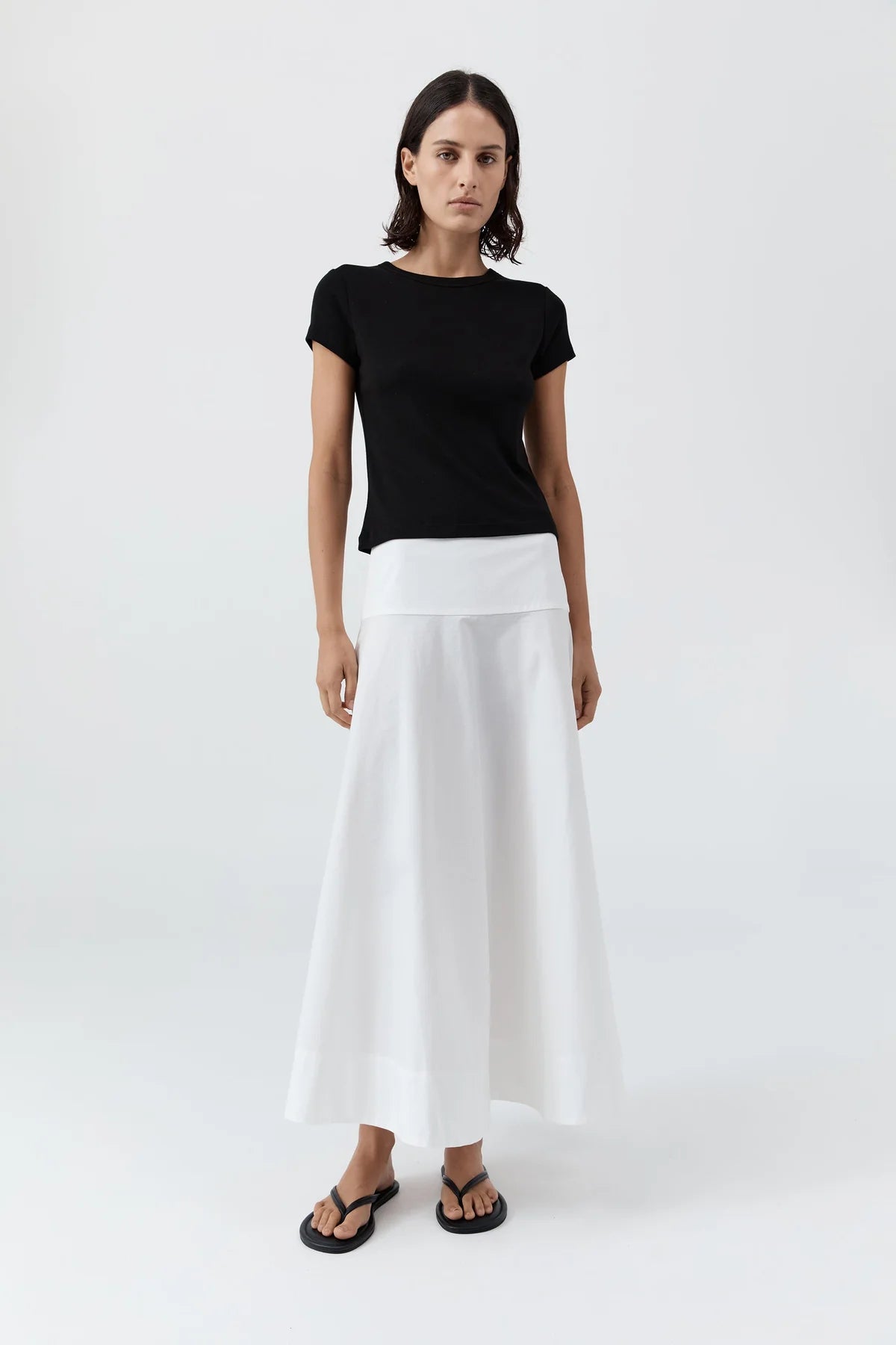 Cotton Circle Hem Skirt