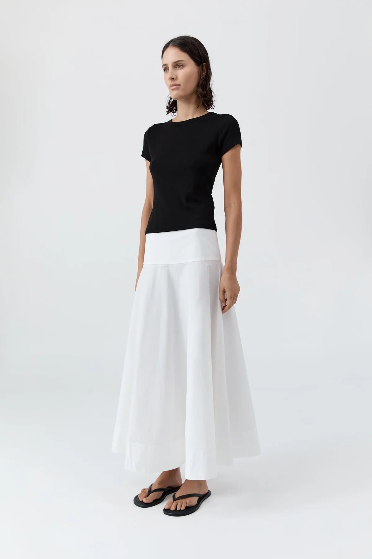 Cotton Circle Hem Skirt