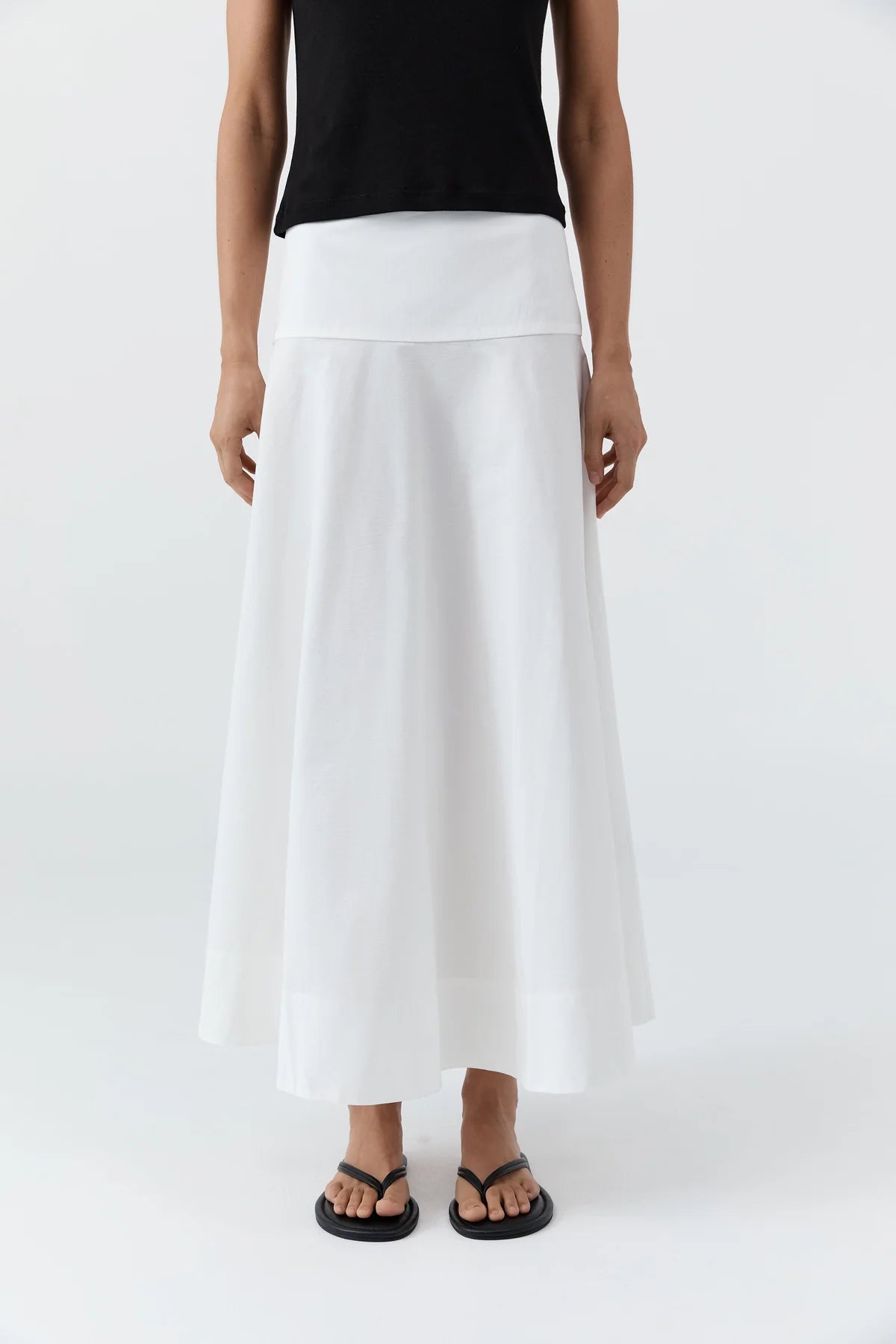 Cotton Circle Hem Skirt