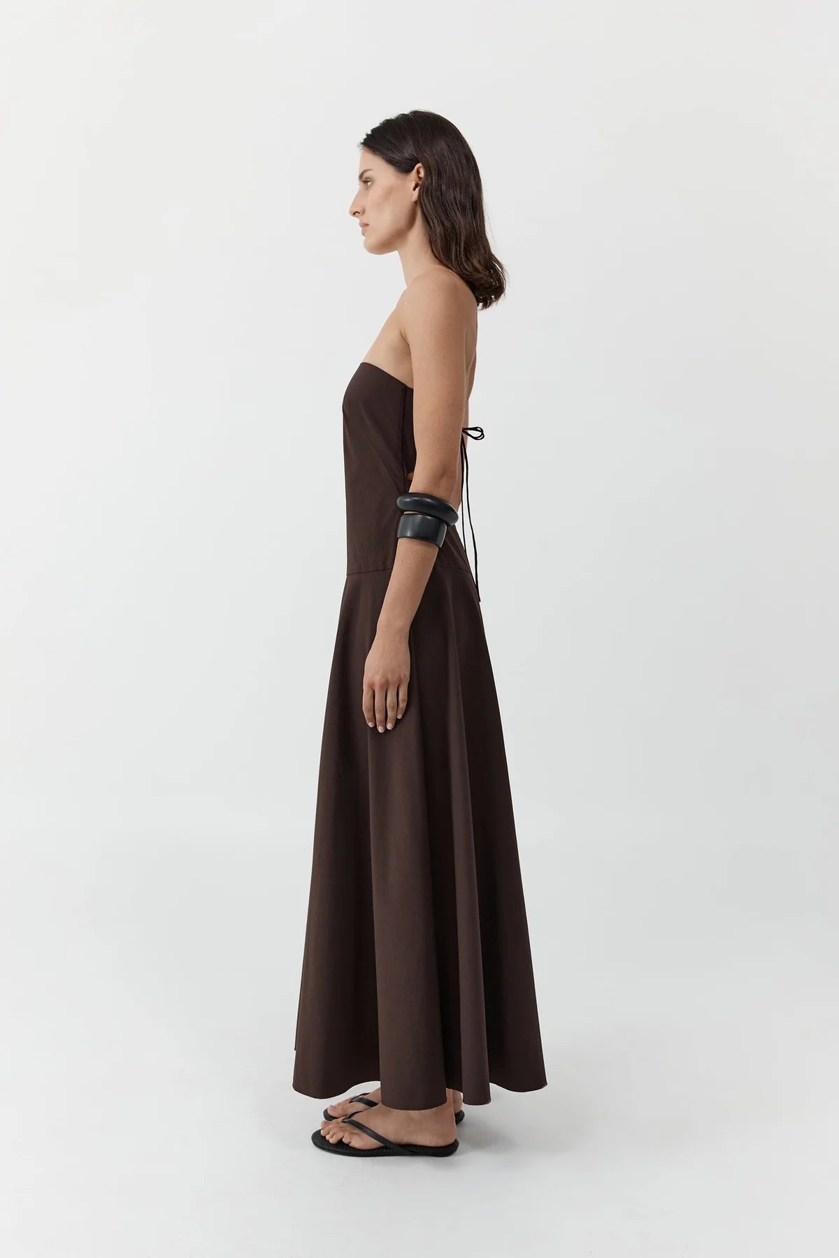Strapless Rouleau Dress