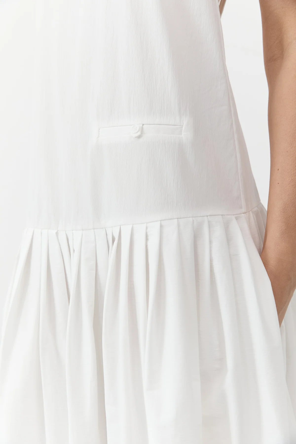 Relaxed Pleat Dress