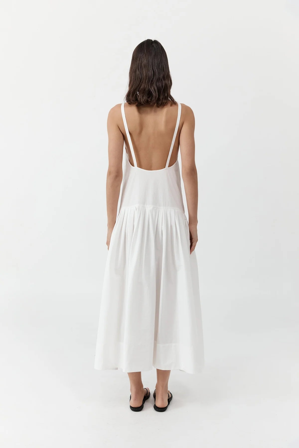 Relaxed Pleat Dress