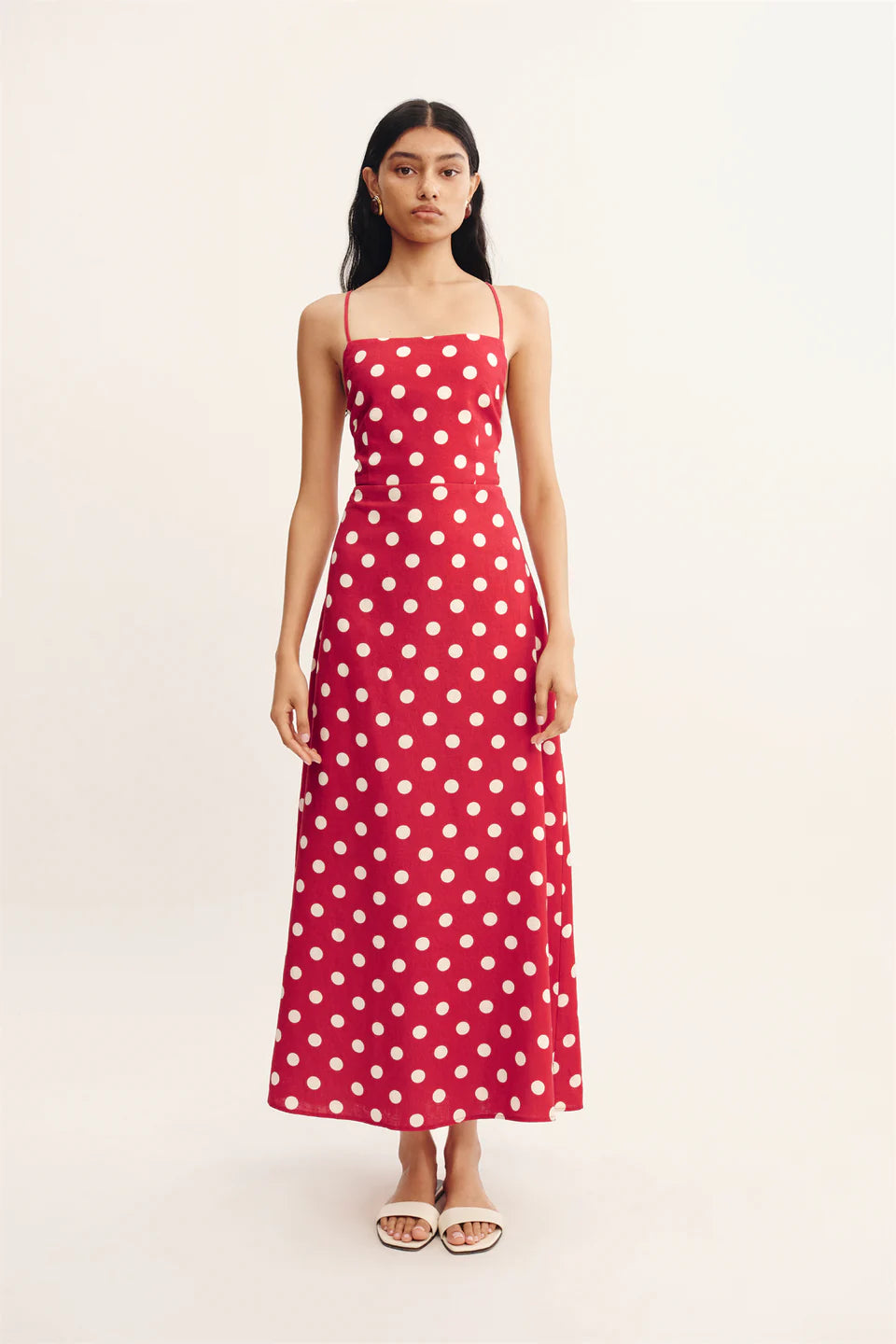 Lori Dress Red Polka Dot