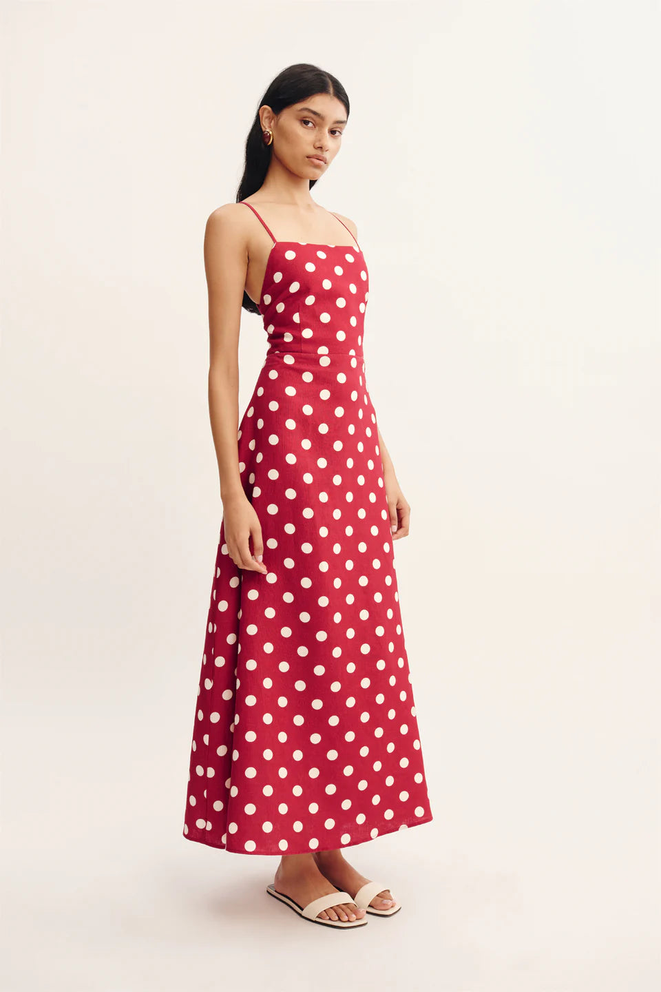 Lori Dress Red Polka Dot