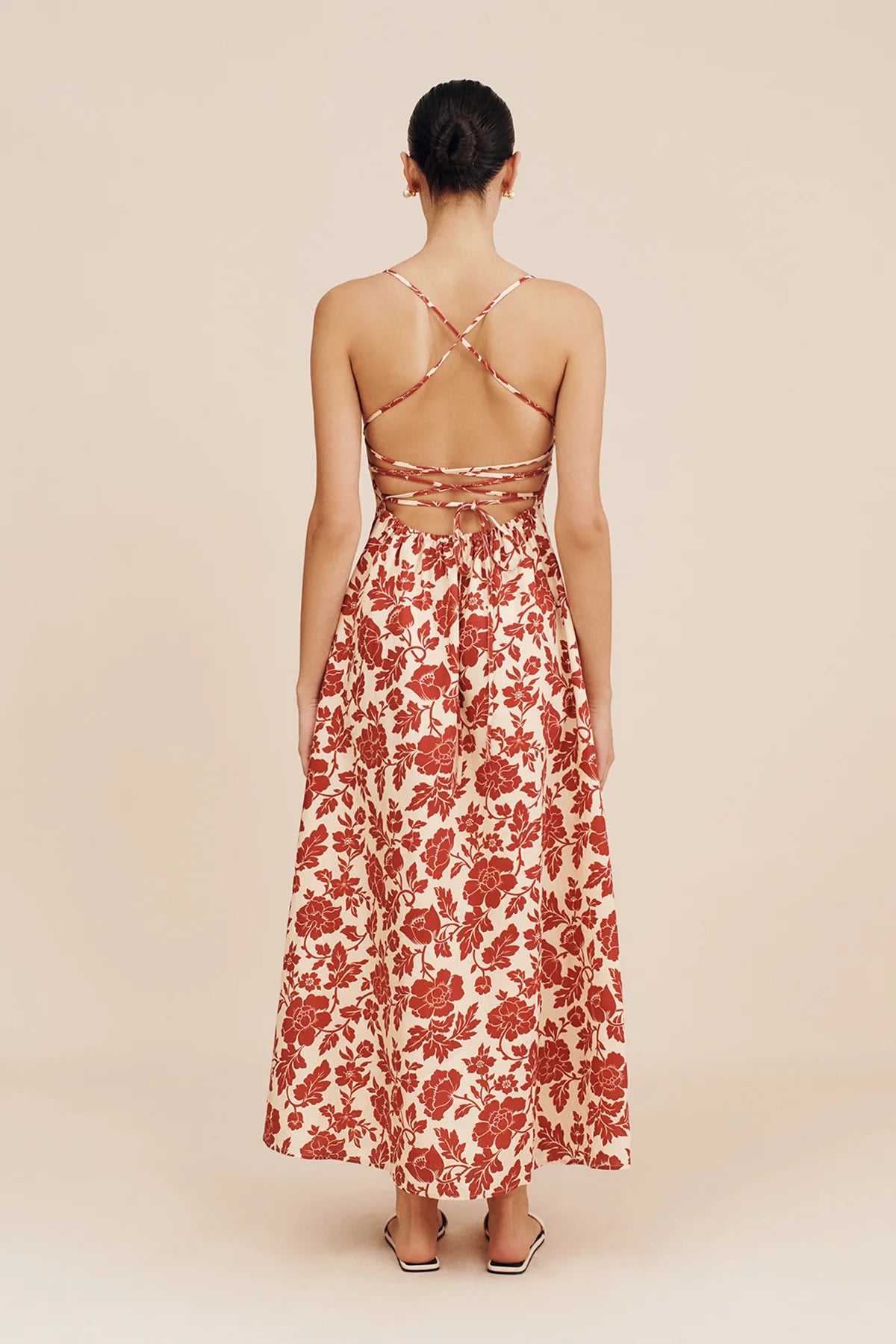 Lori Dress Red Floral