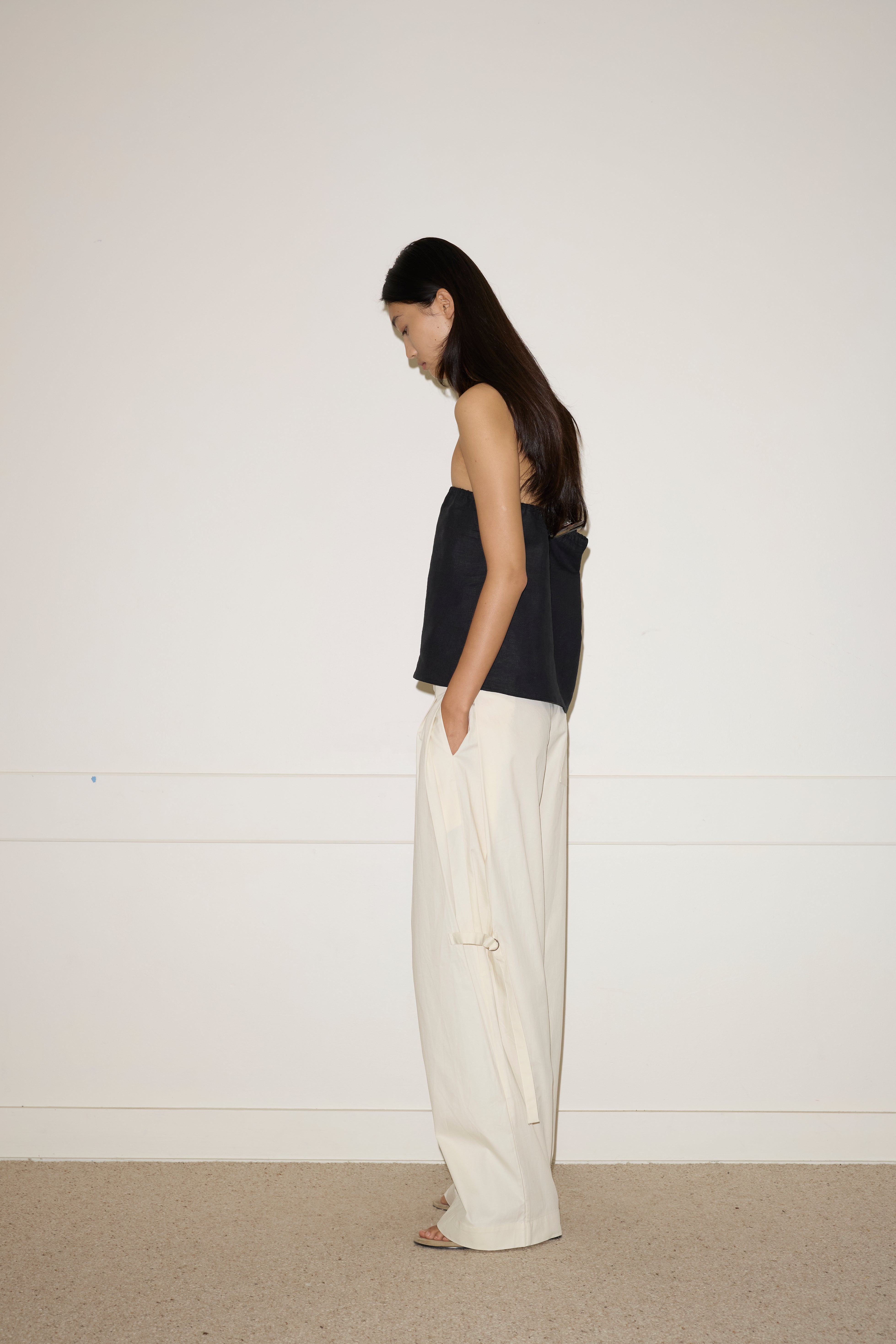 Tab Pant Off  White