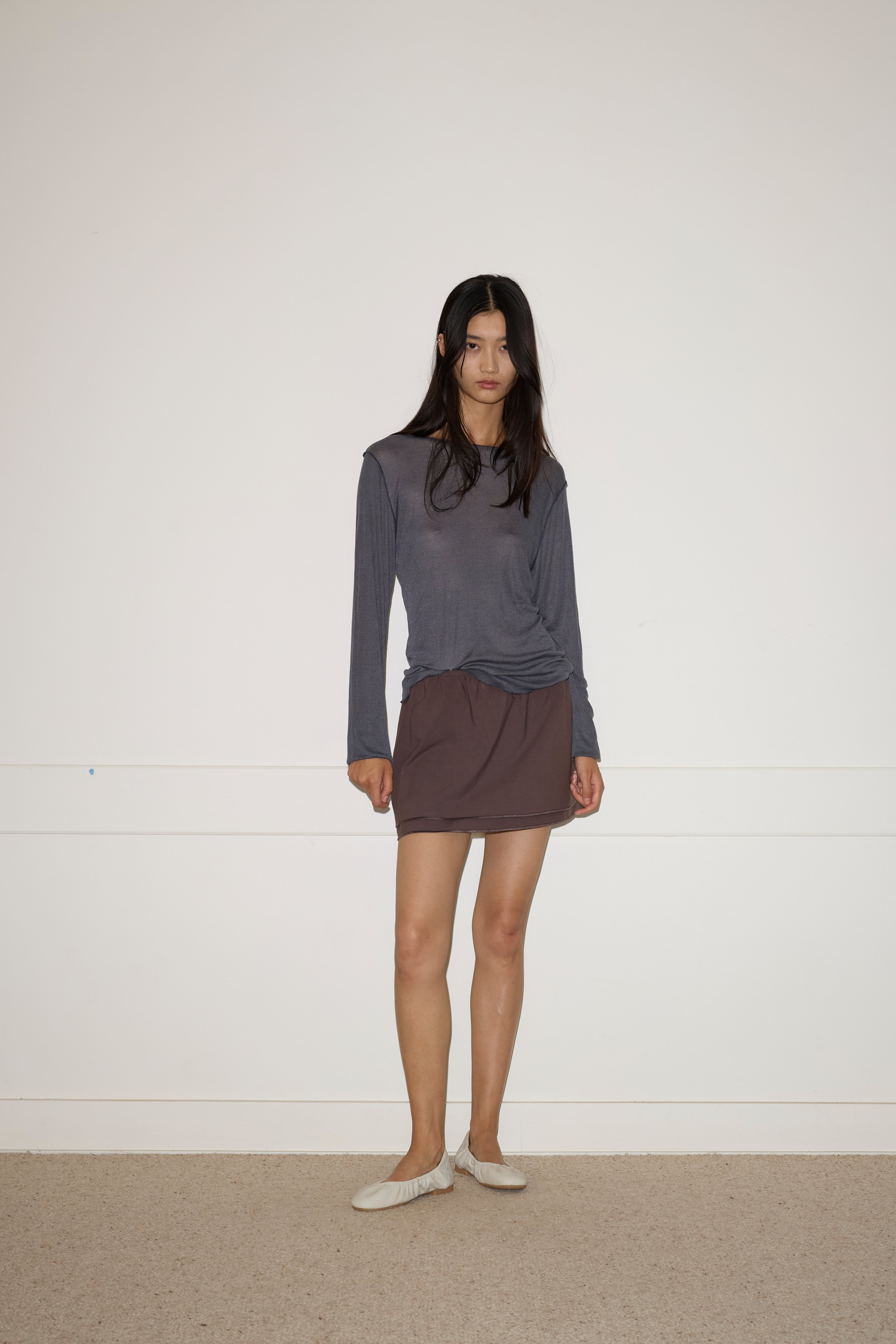 Layered Skirt Chocolate