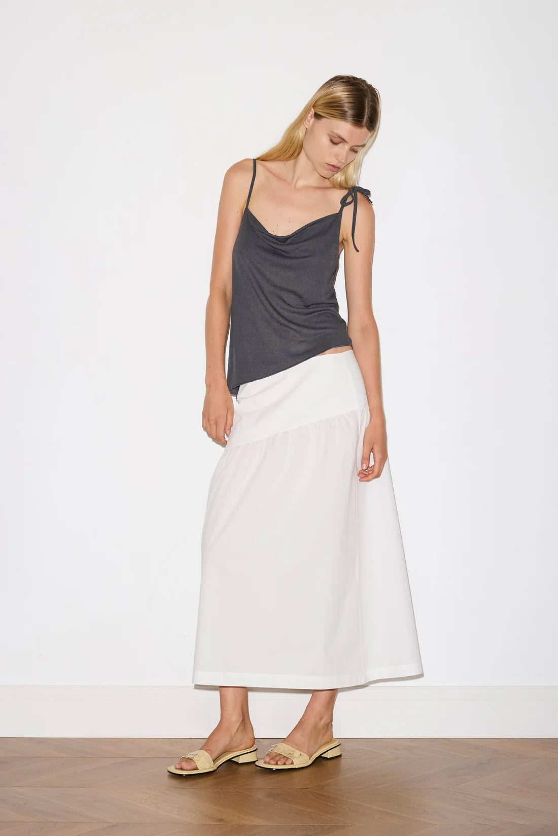 Angle Skirt White