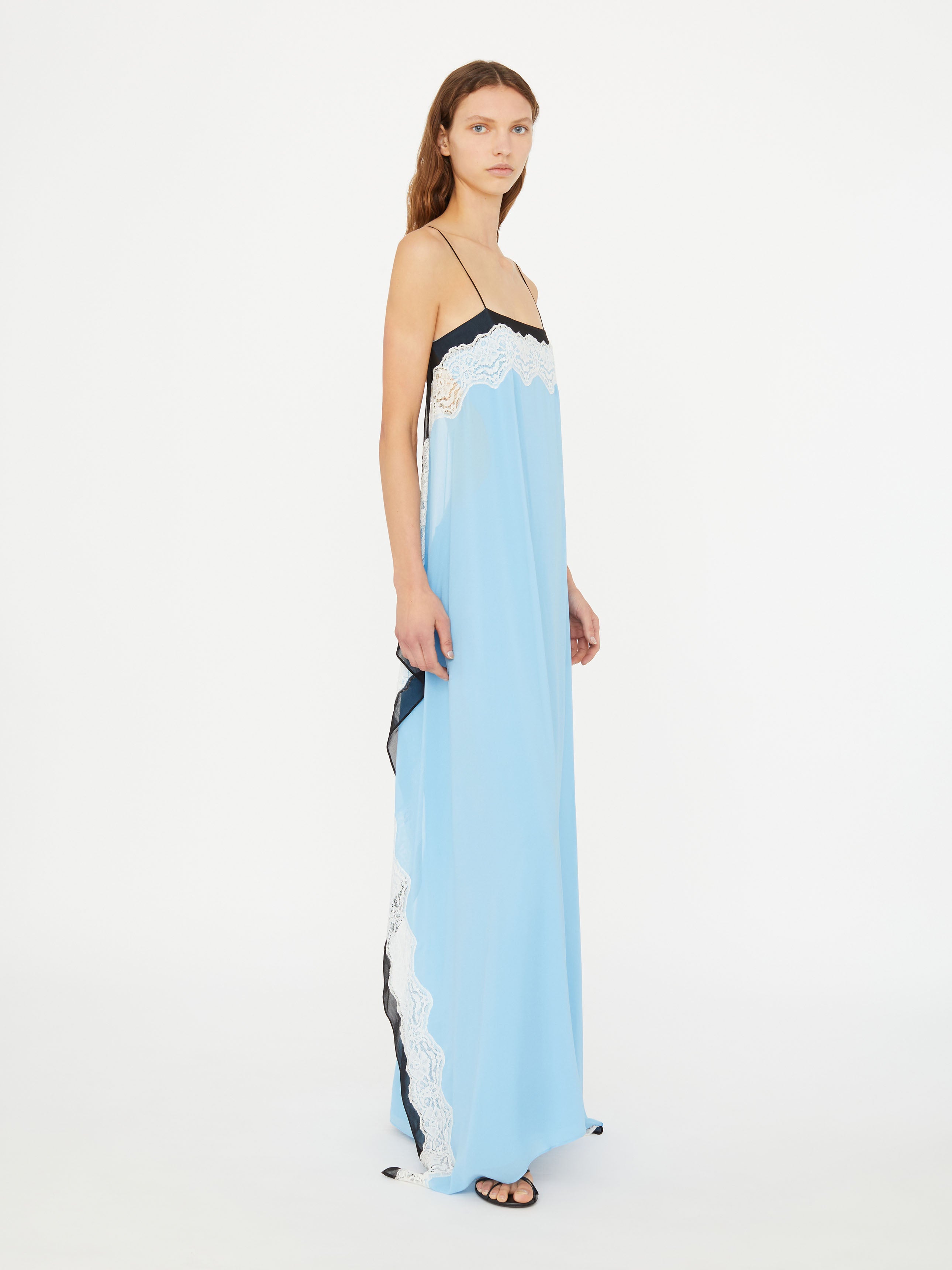 Verve Lace Floating Silk Dress