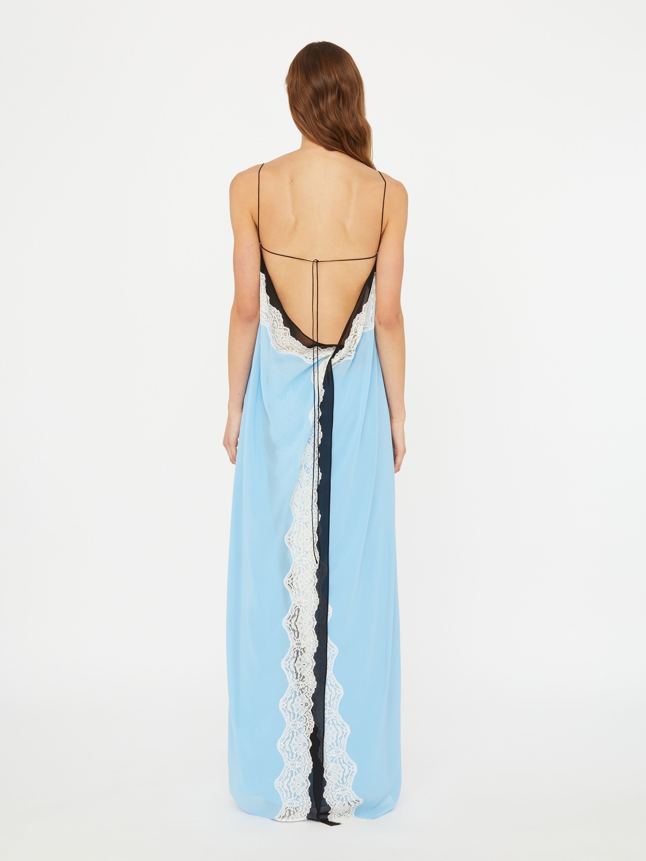 Verve Lace Floating Silk Dress