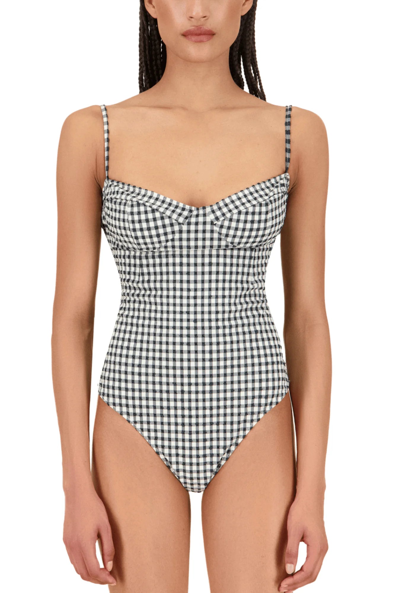 Bowie One Piece Tuxedo Plaid