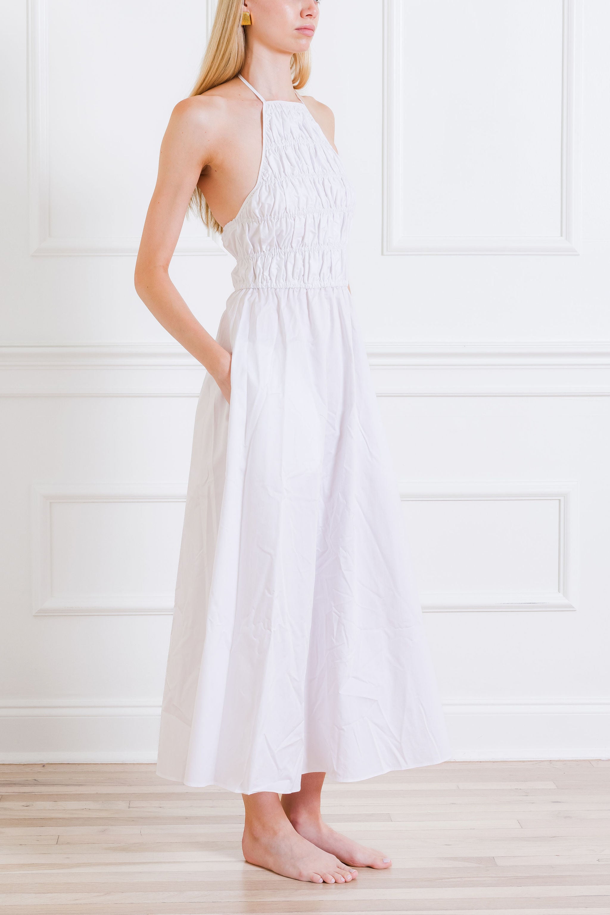 The Meira Dress Optic White