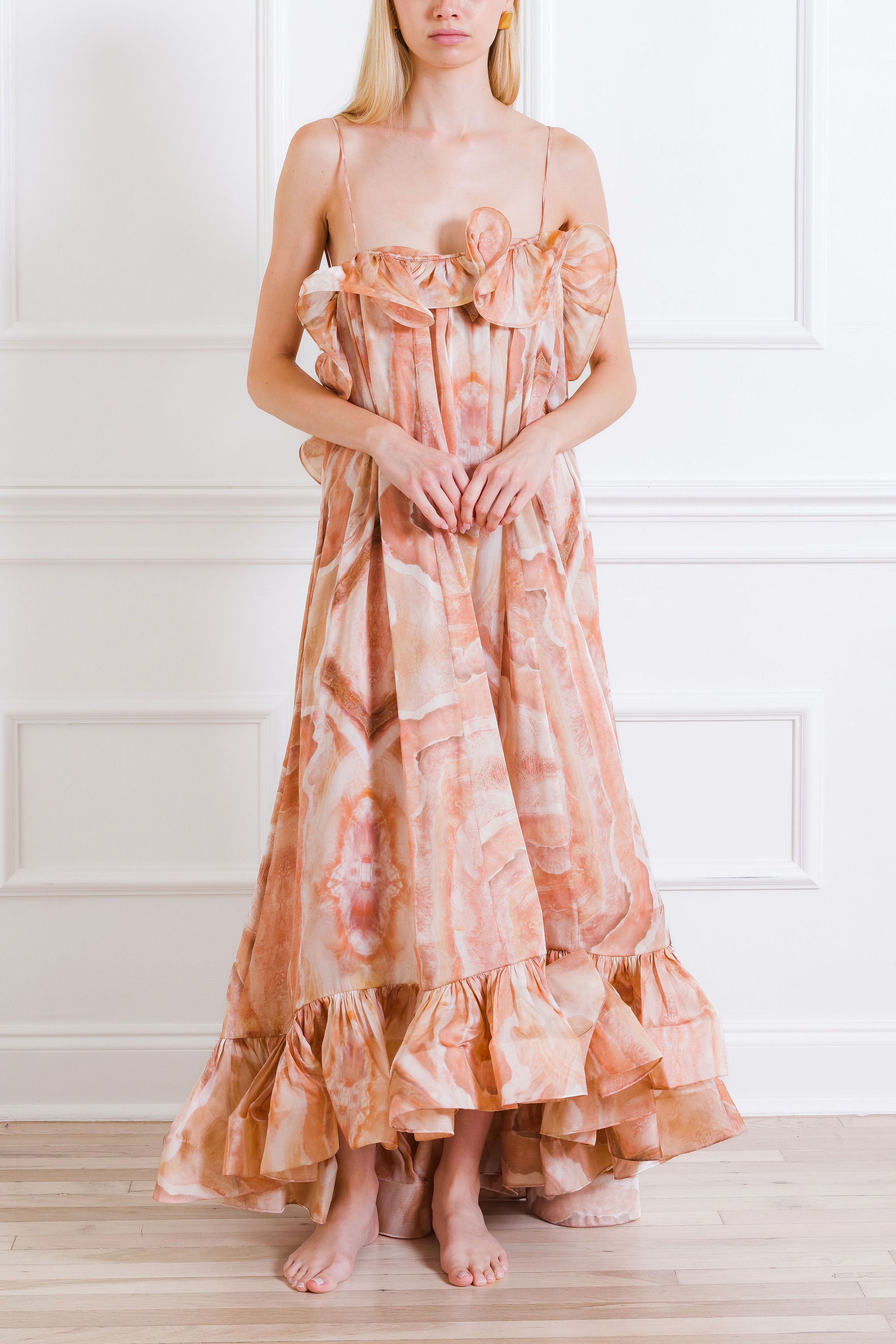 Illuminate Flounce Gown