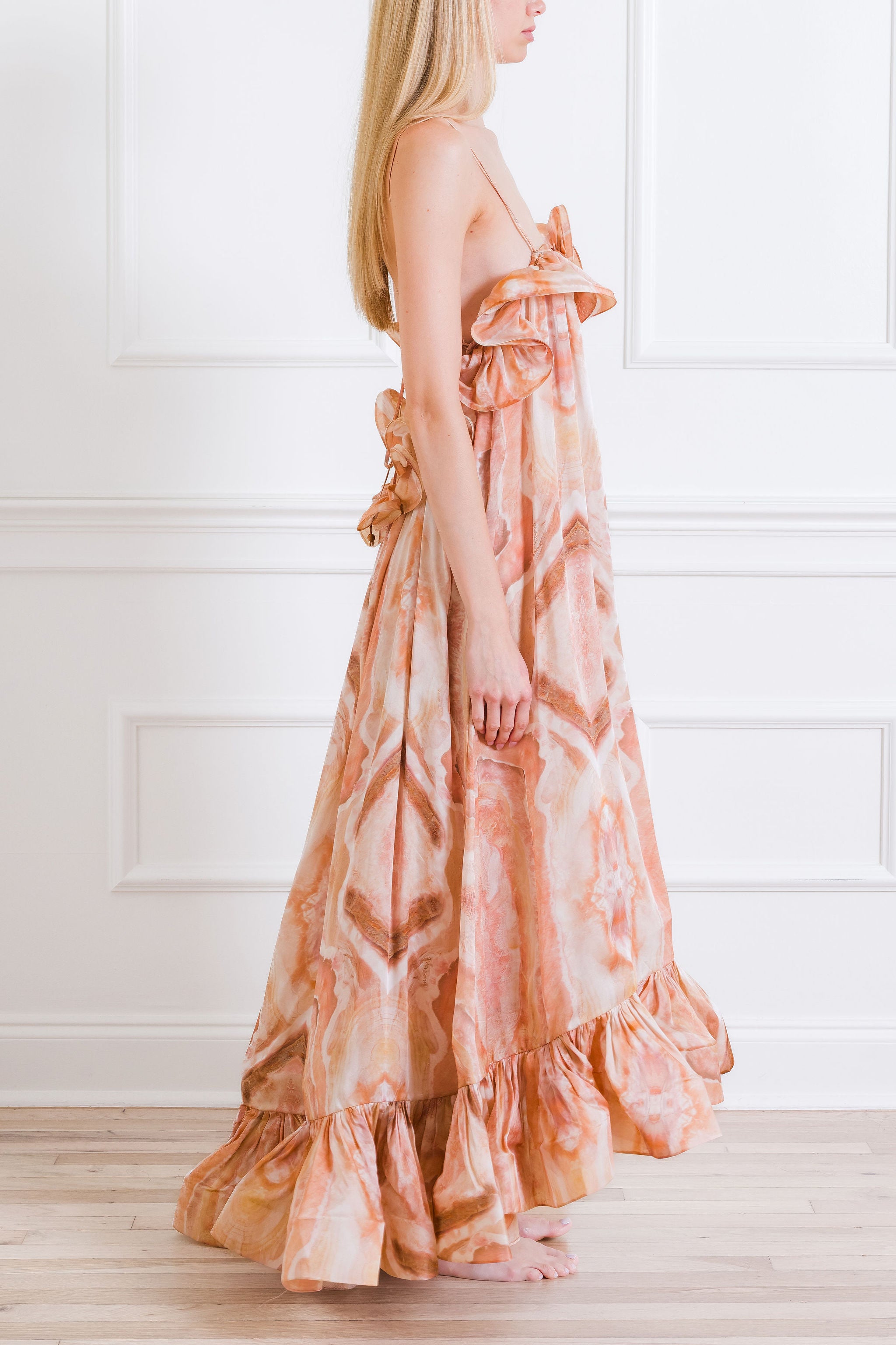Illuminate Flounce Gown