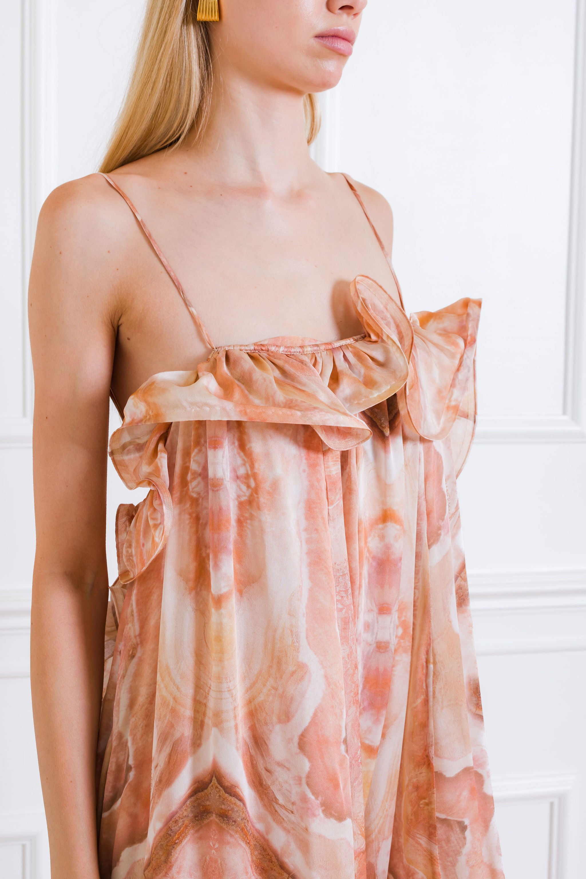 Illuminate Flounce Gown
