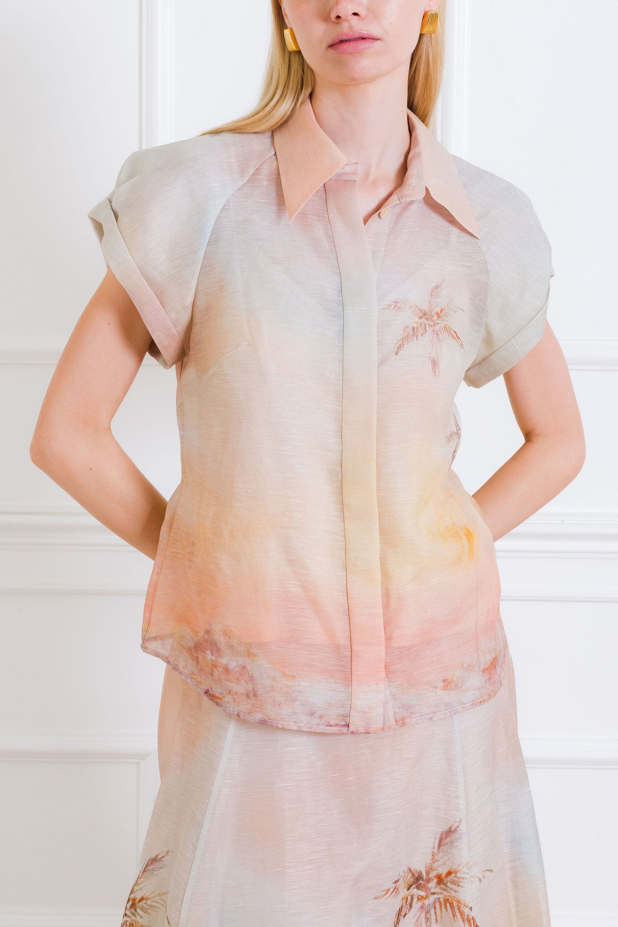 Illuminate Fitted Blouse