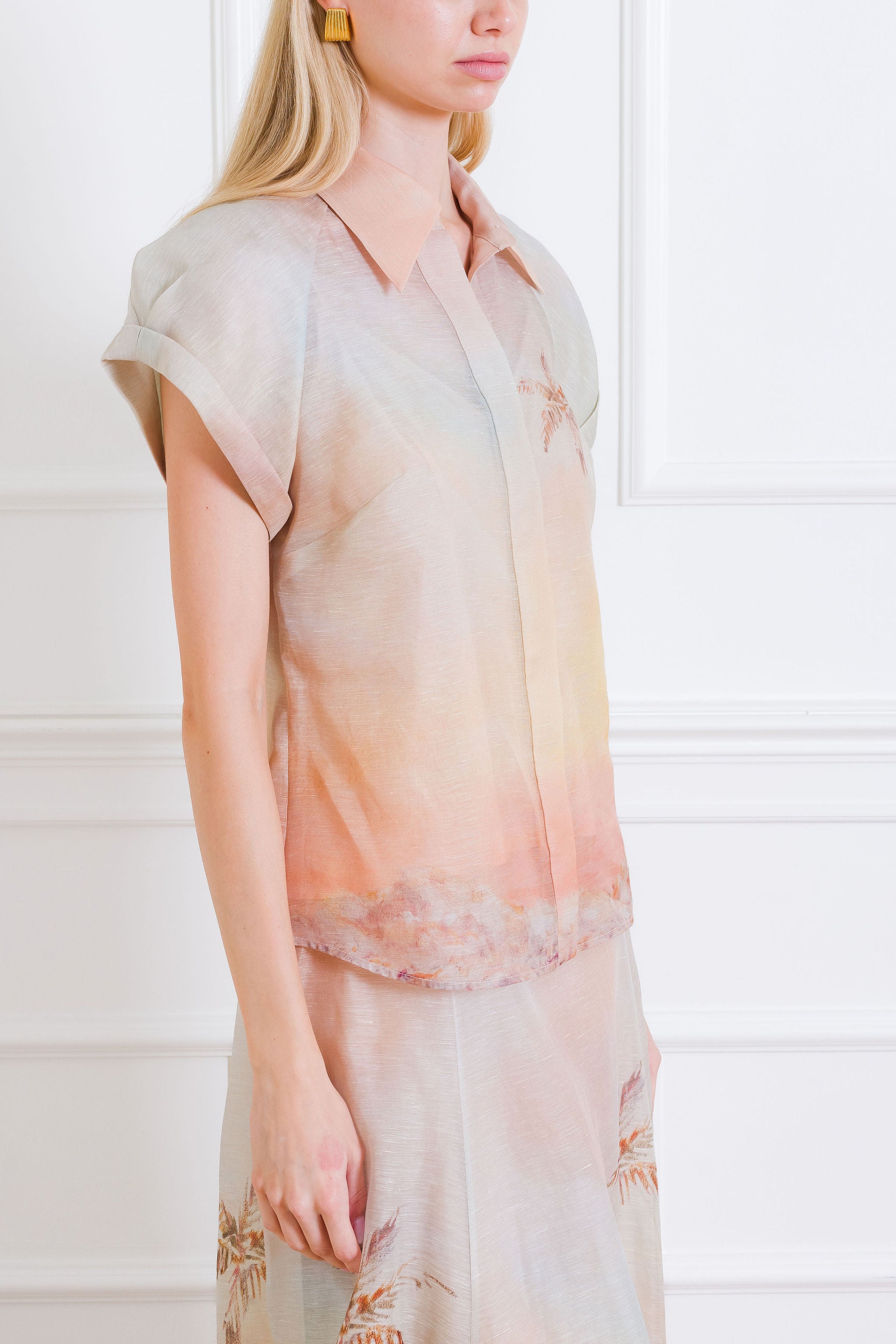 Illuminate Fitted Blouse