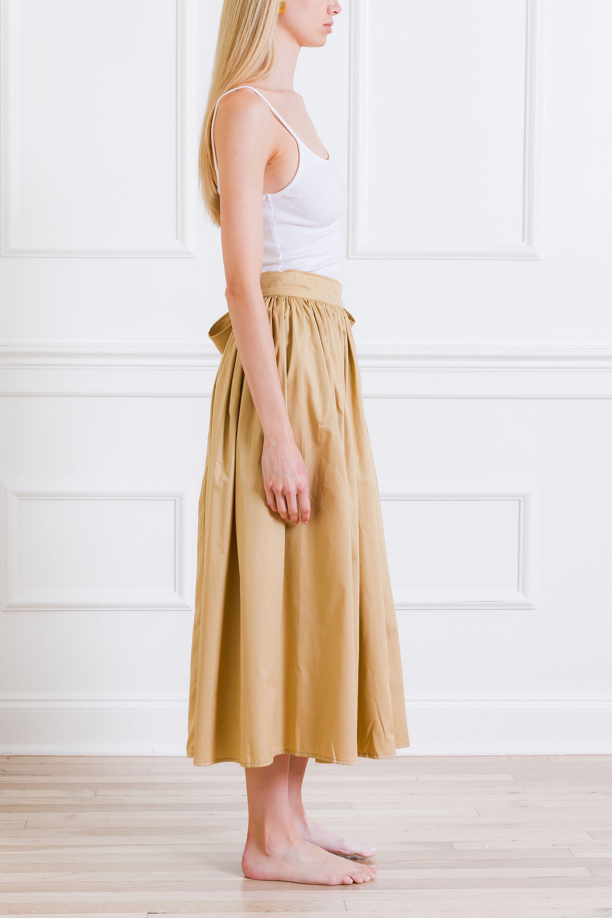 Midi Skirt Tan