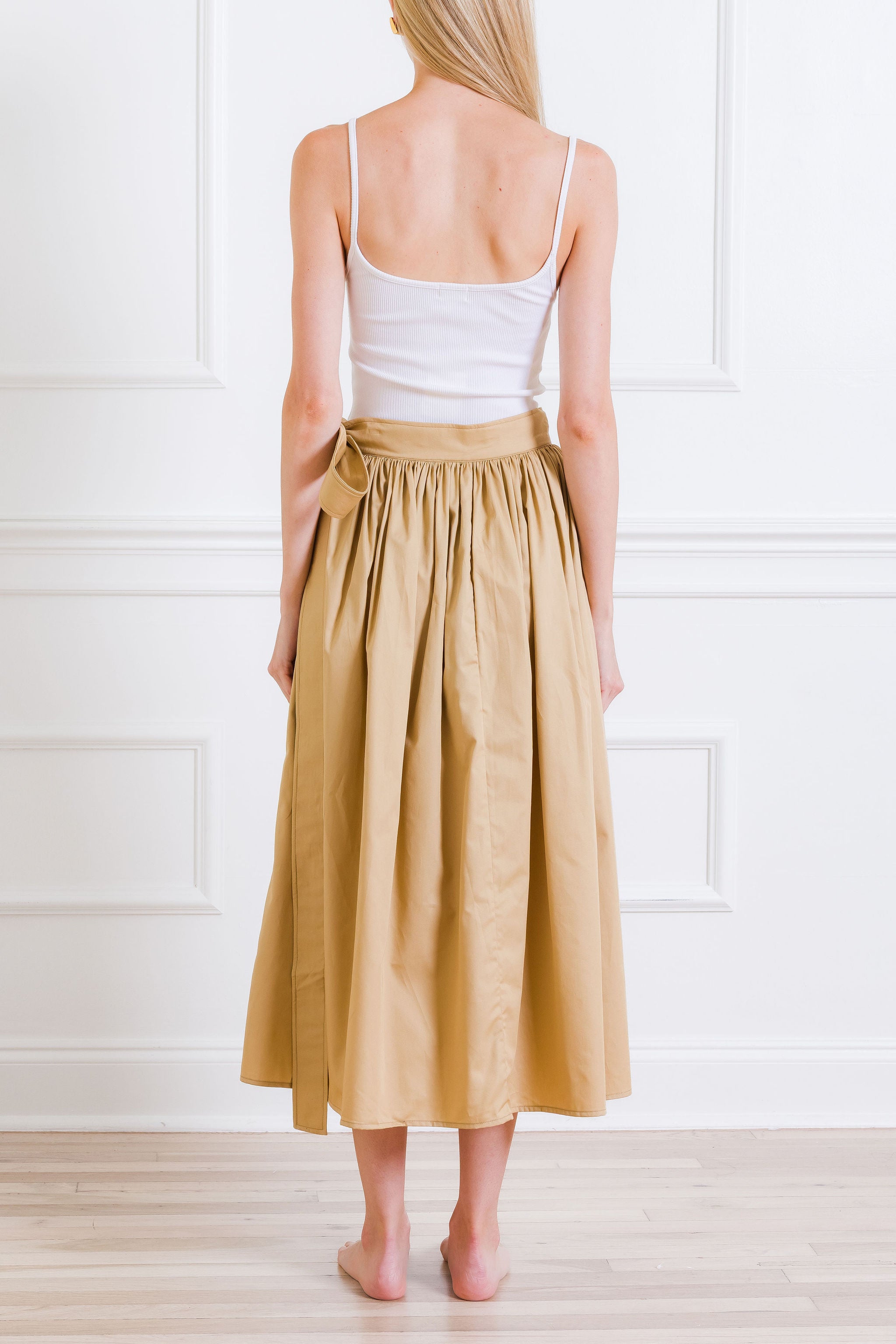 Midi Skirt Tan
