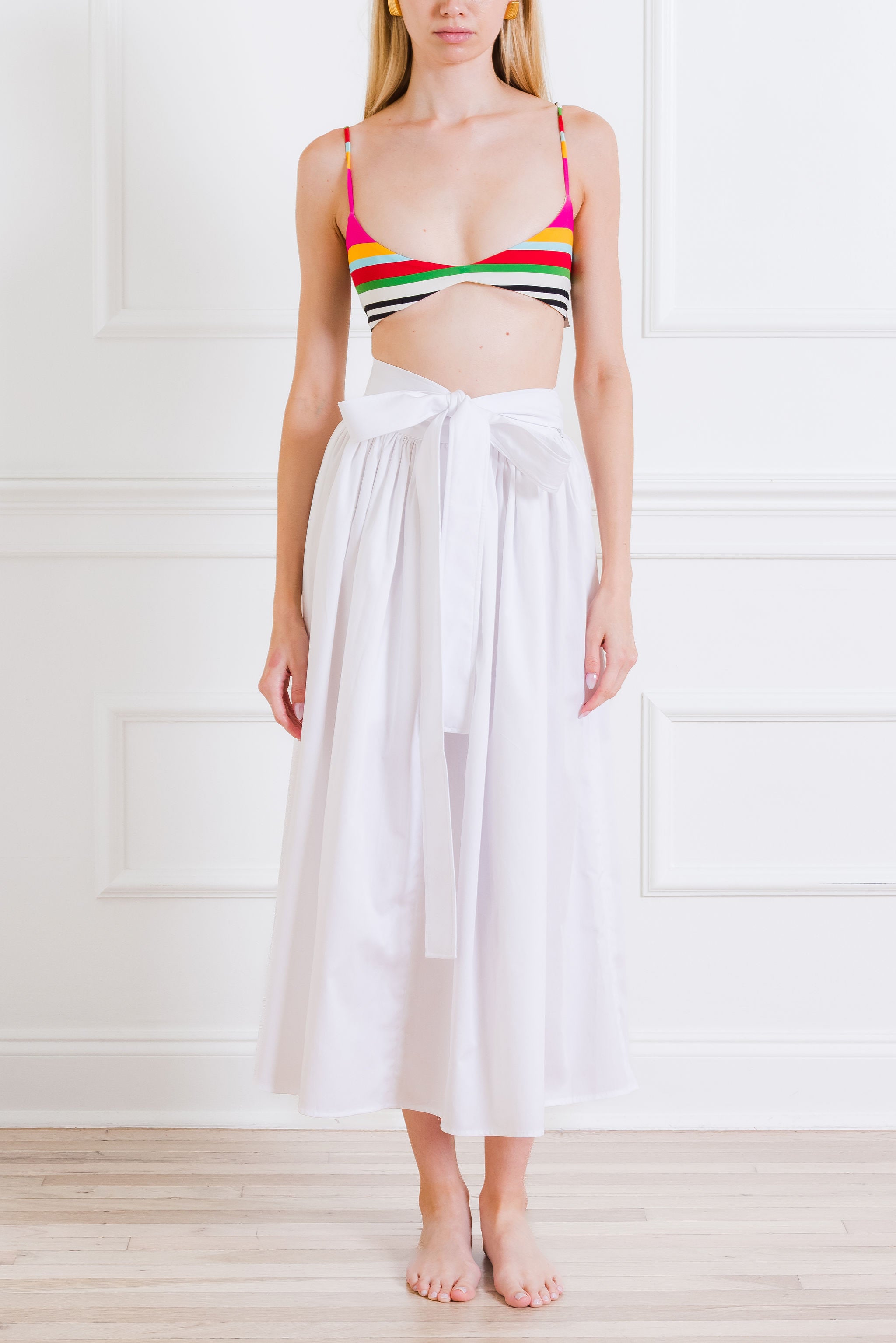 Midi Skirt White