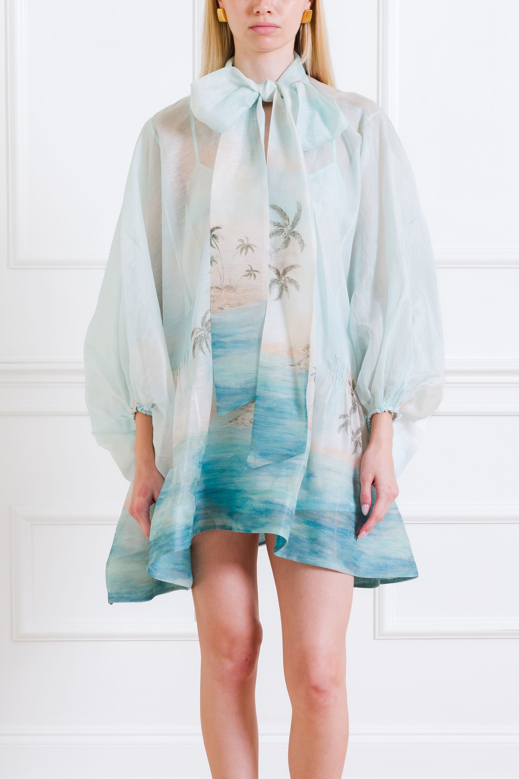 Illuminate Billow Mini Dress