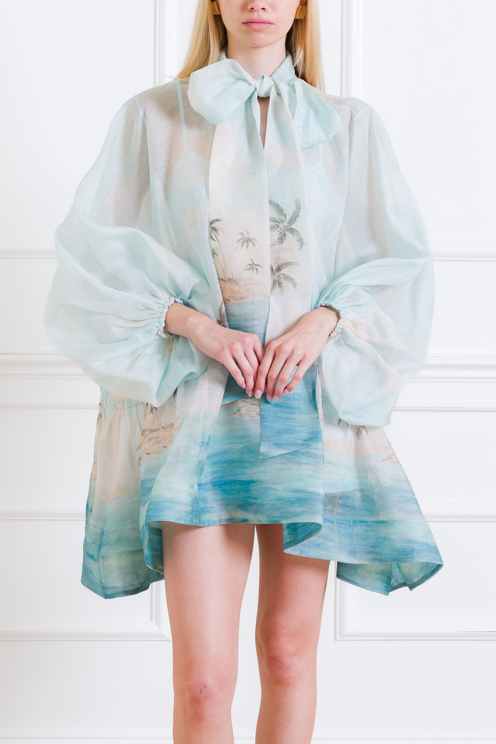 Illuminate Billow Mini Dress