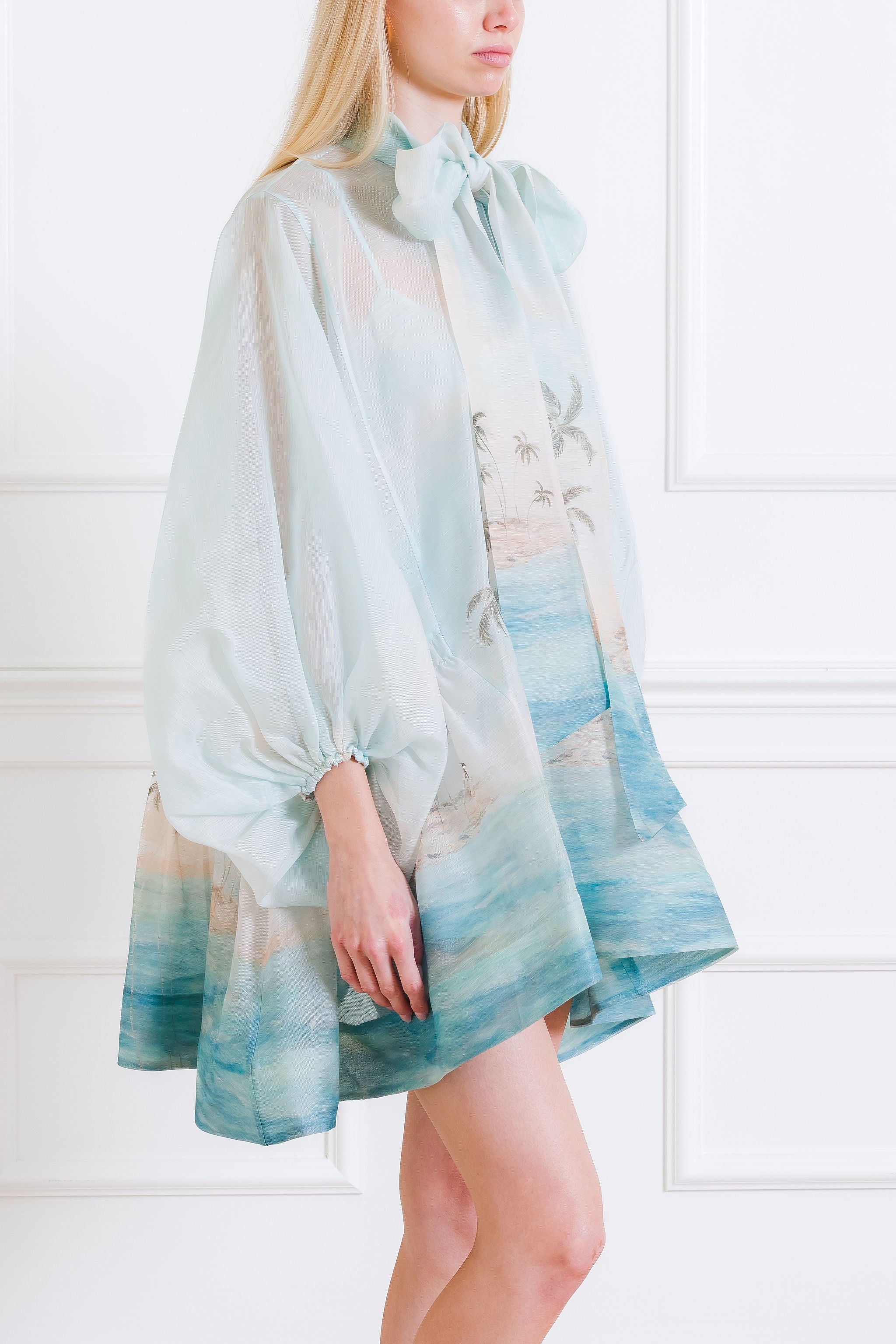 Illuminate Billow Mini Dress