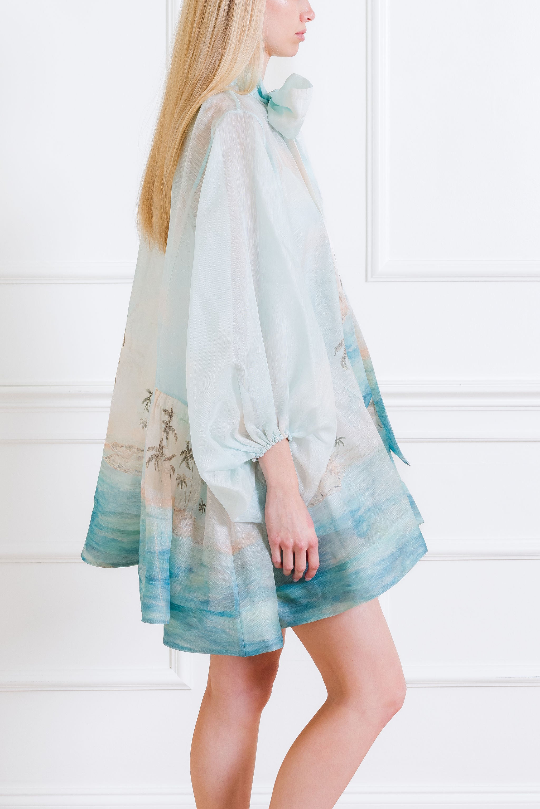 Illuminate Billow Mini Dress