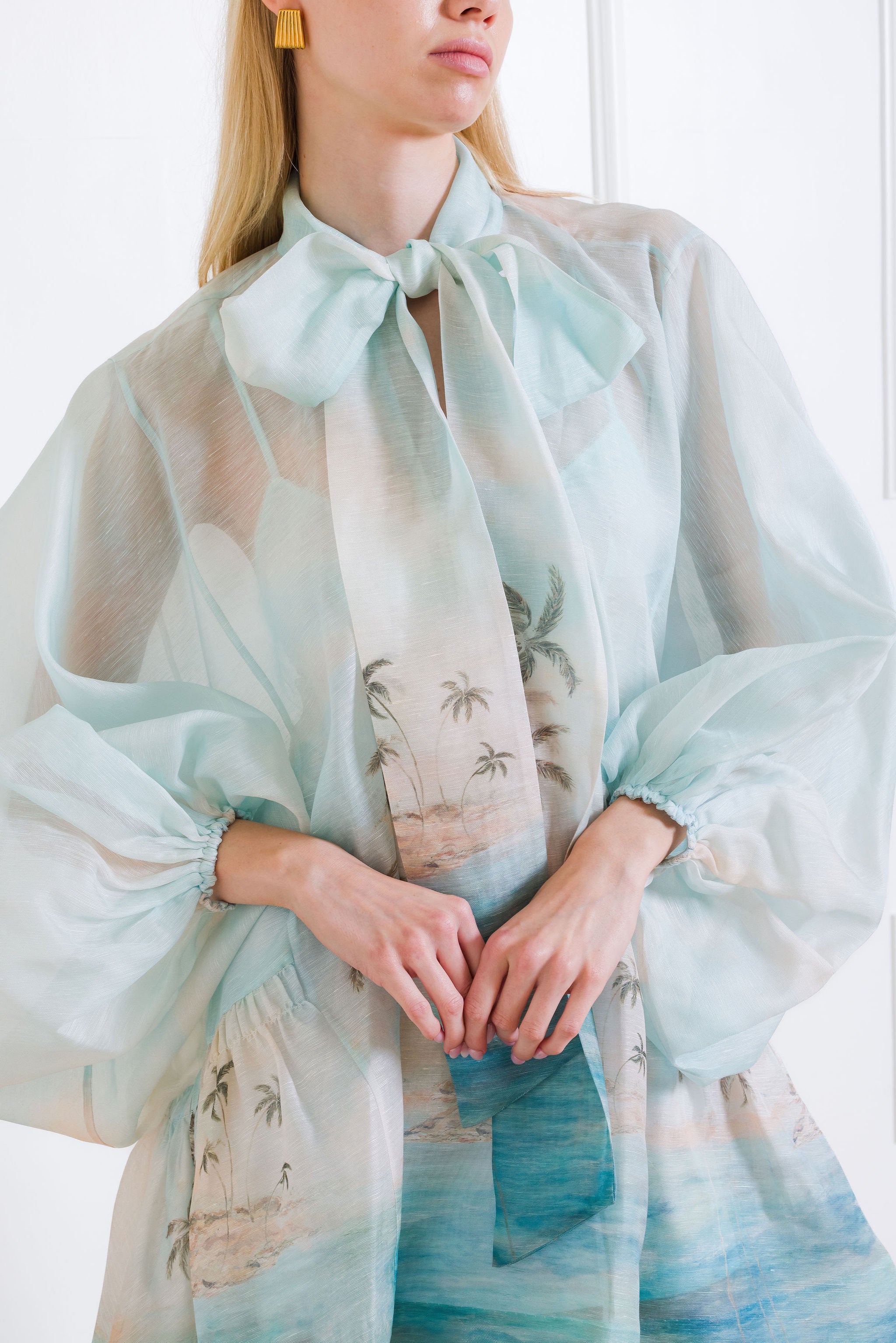 Illuminate Billow Mini Dress