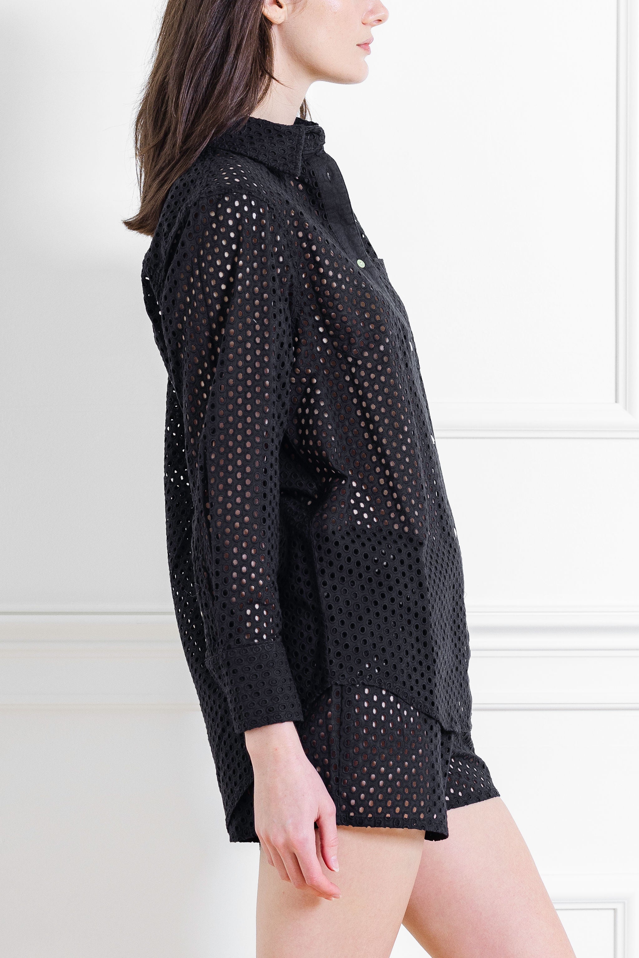 The Bronte Button Down Noir