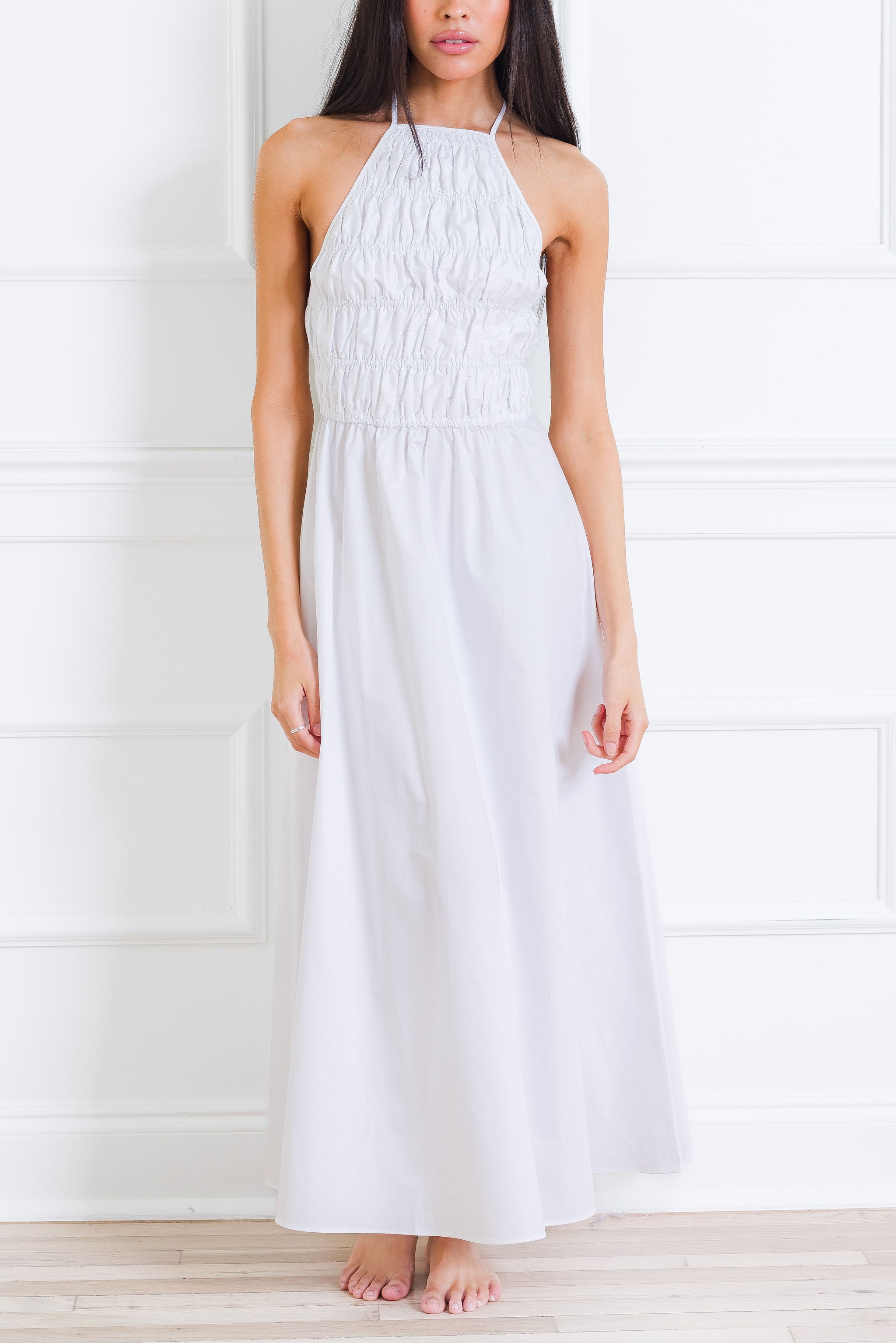 The Meira Dress Optic White