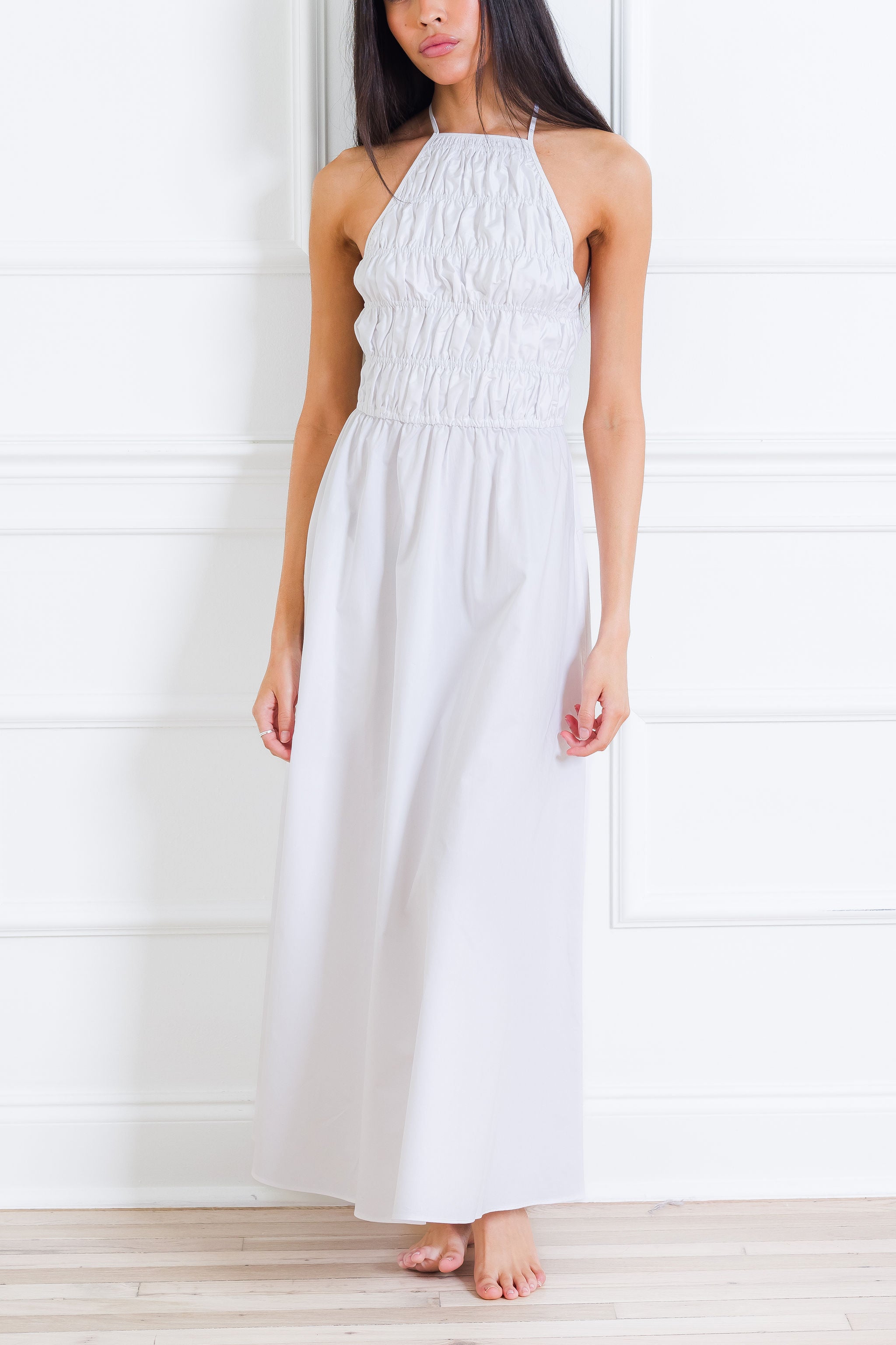 The Meira Dress Optic White