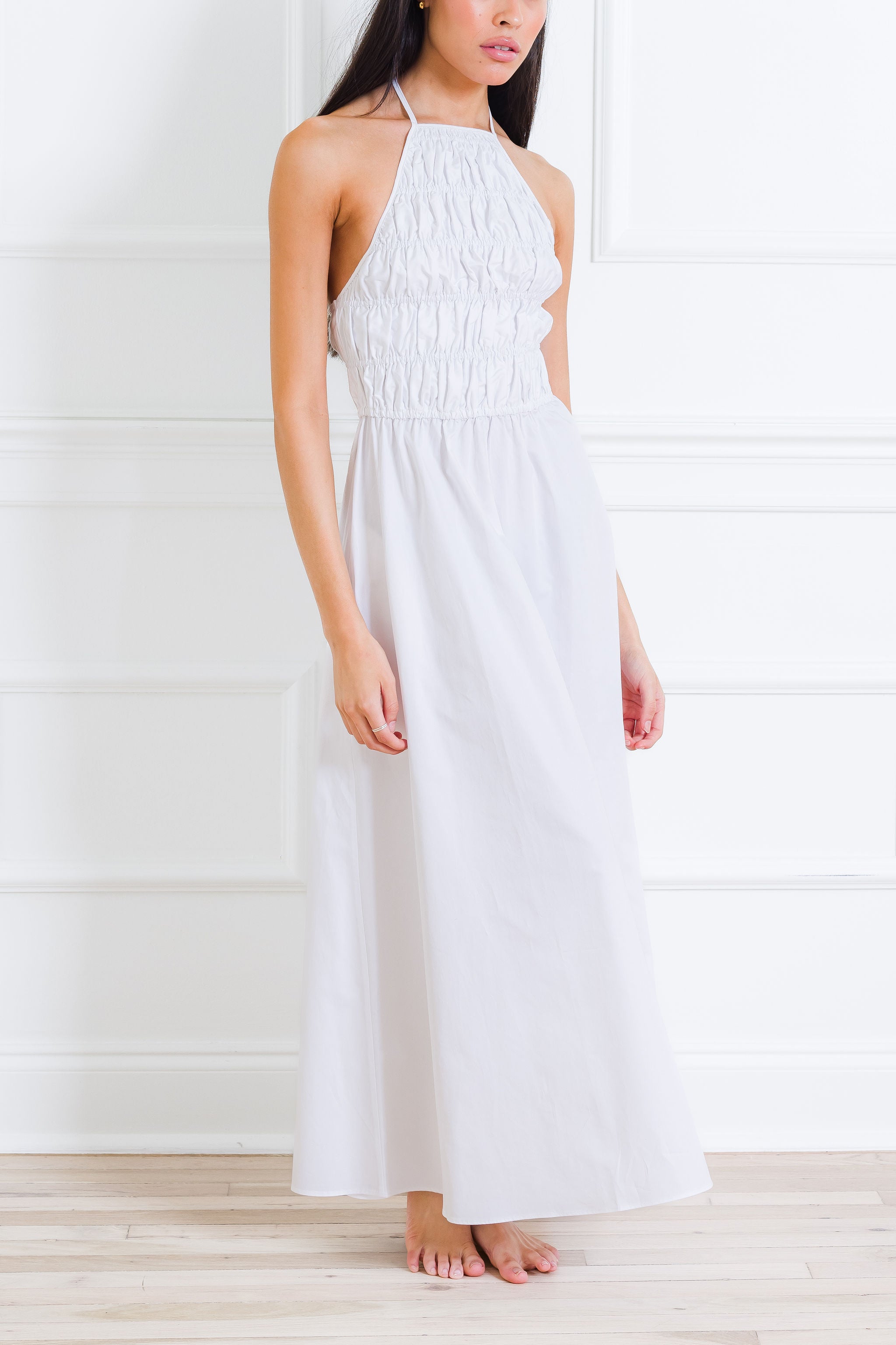 The Meira Dress Optic White