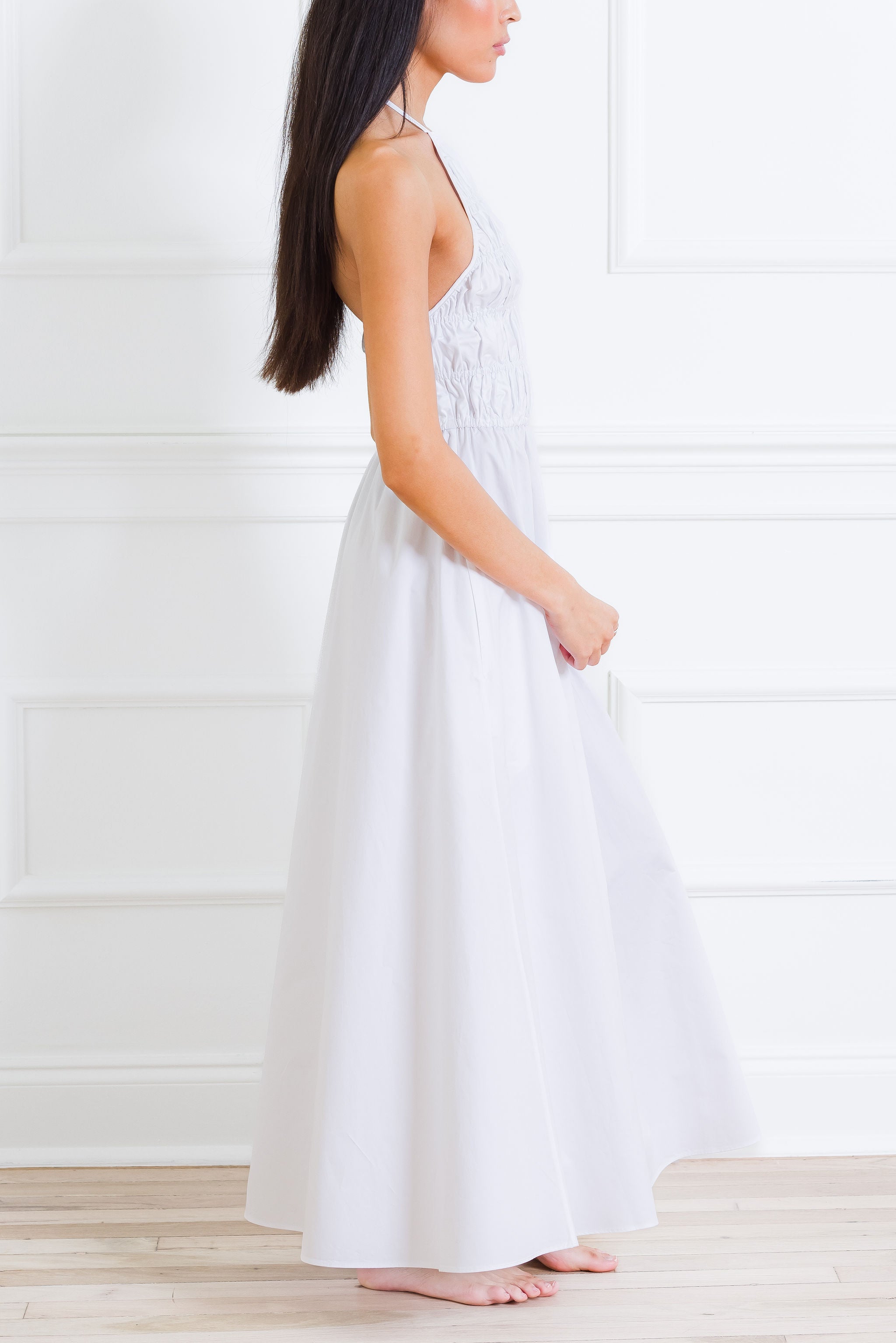 The Meira Dress Optic White