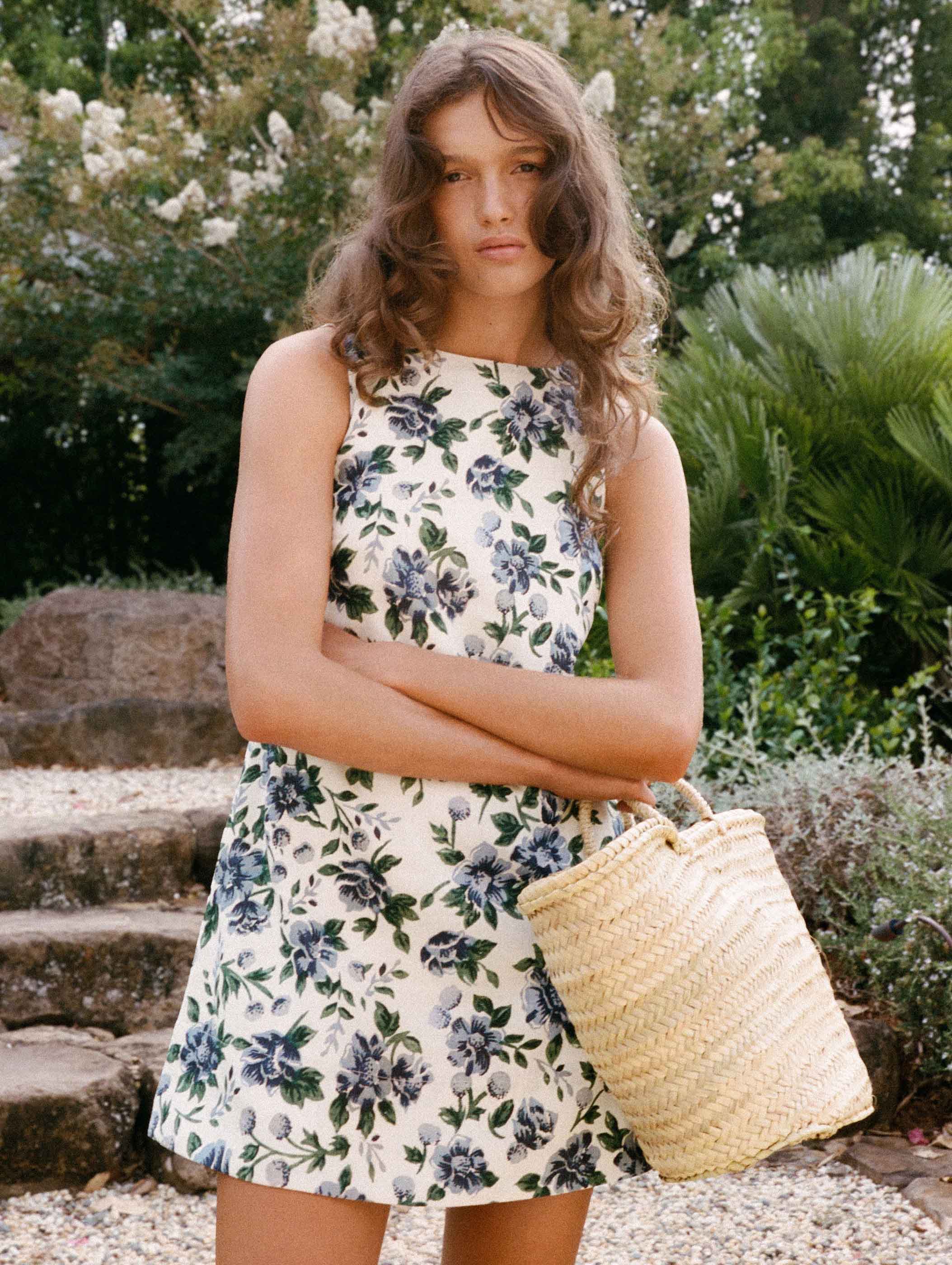 Shift Mini Dress Provence