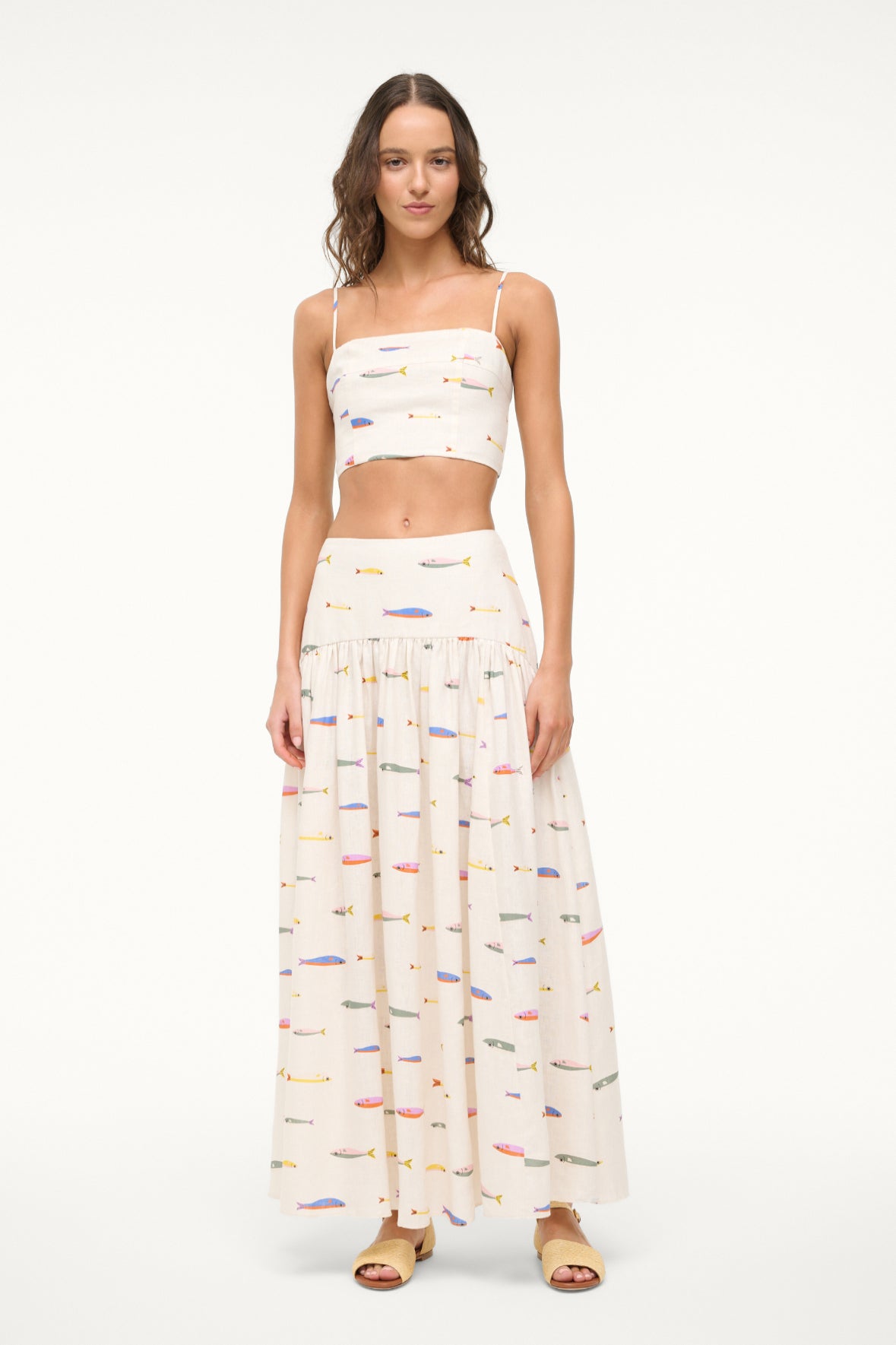 Procida Skirt Pop Sardines Ivory