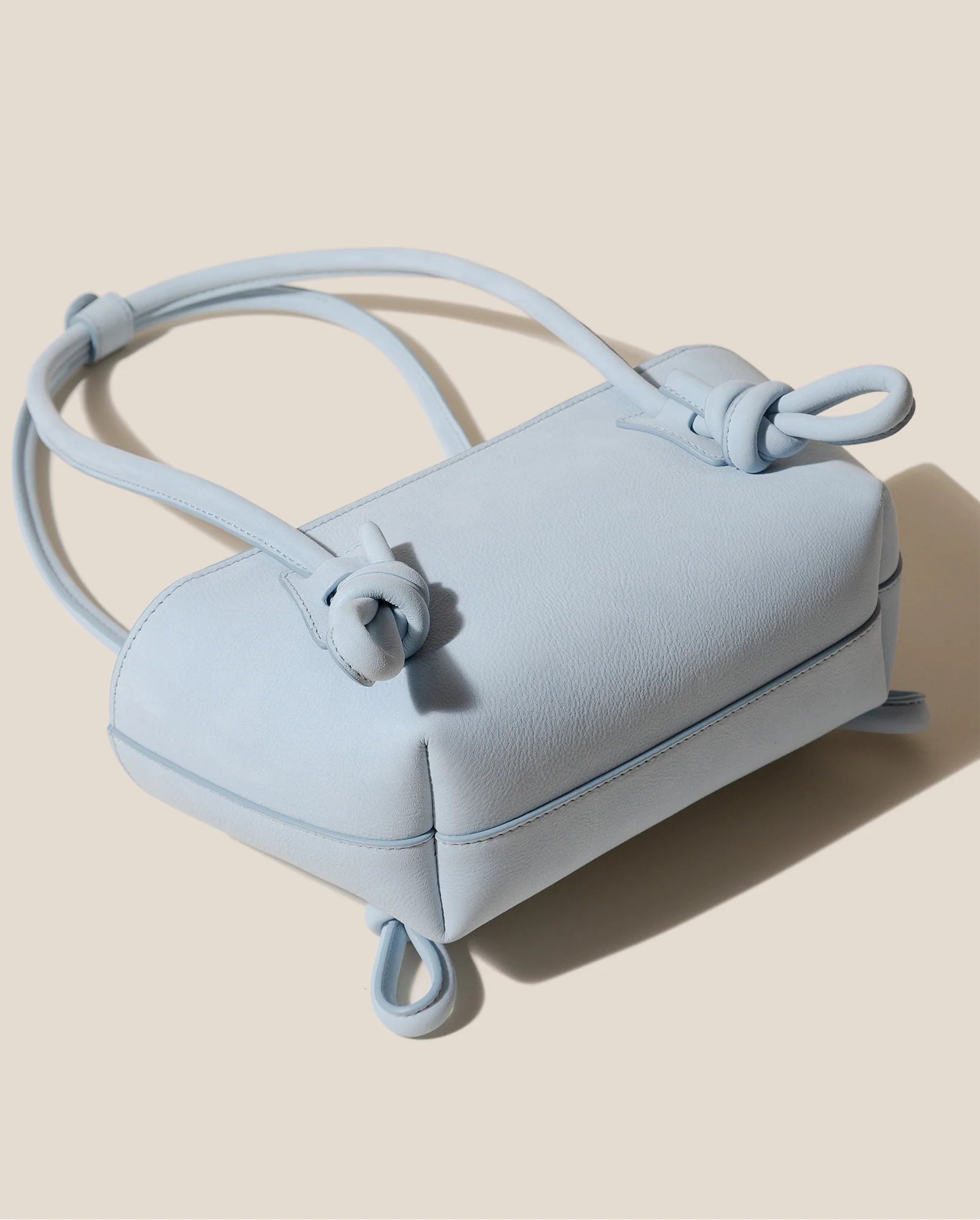 Fleca Mini Shoulder Nobuck Bag Baby Blue