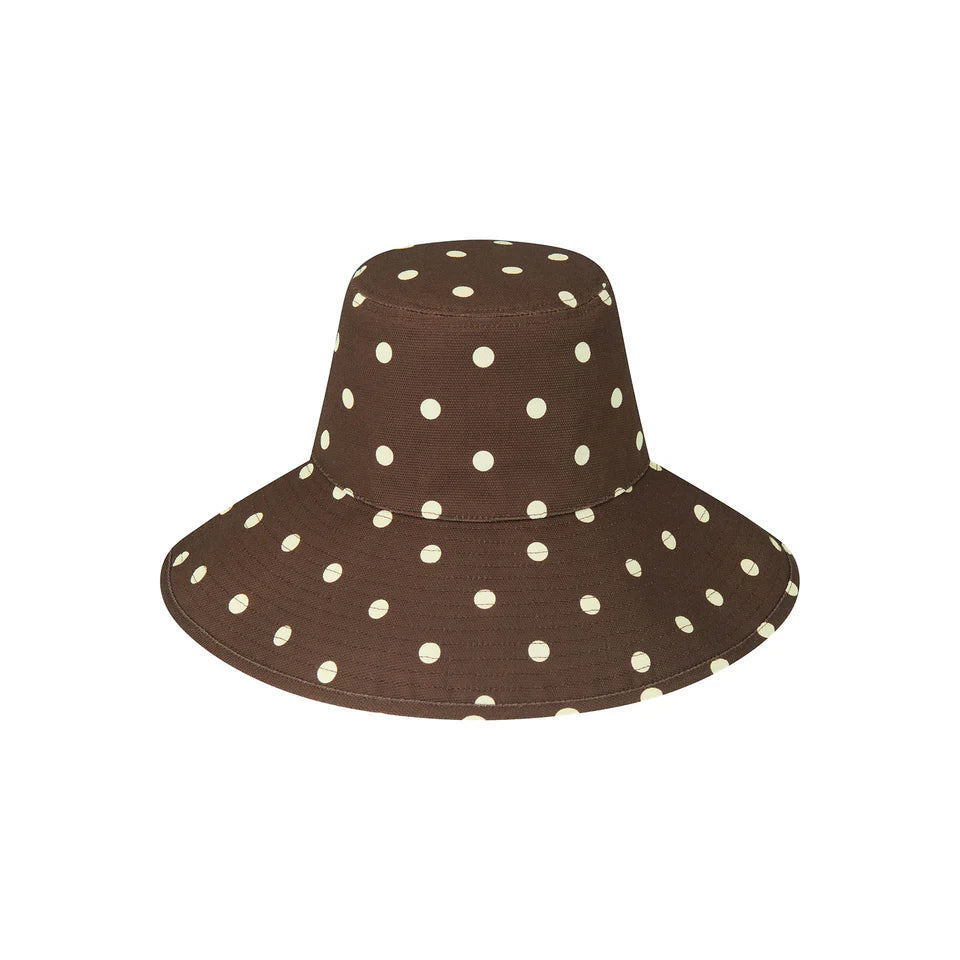 Holiday Bucket Hat Polka Dot Coco