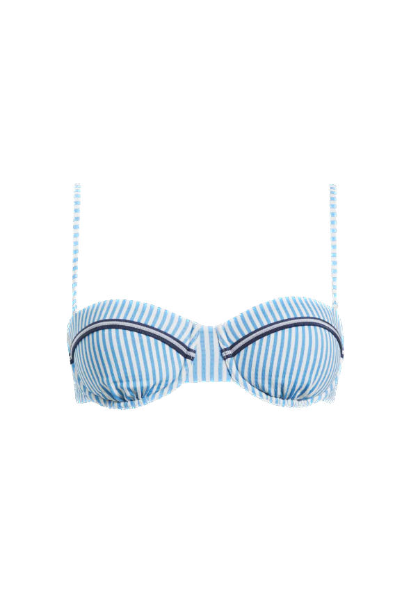 The Juliette Top French Blue Stripe