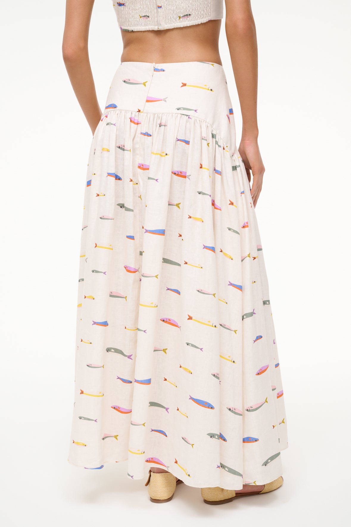 Procida Skirt Pop Sardines Ivory
