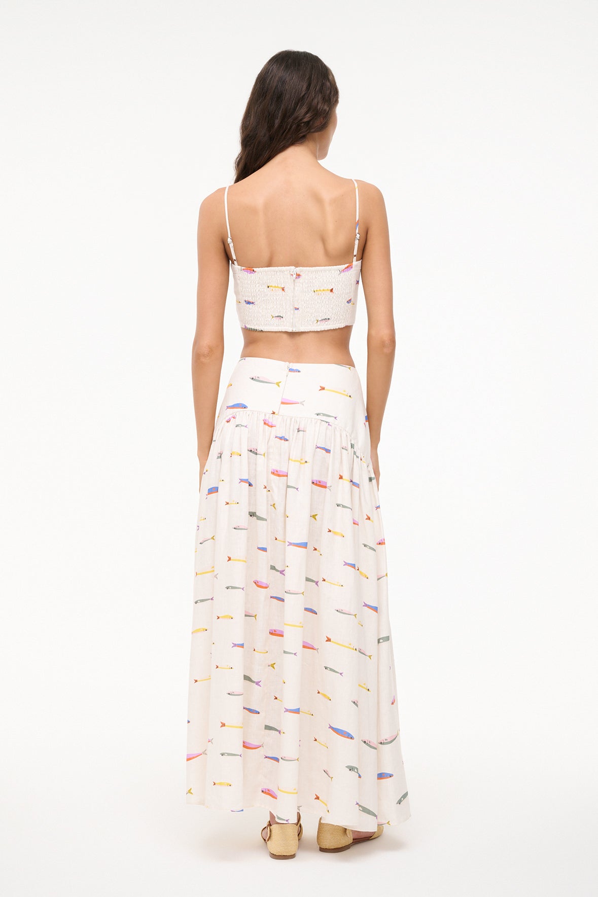 Procida Skirt Pop Sardines Ivory