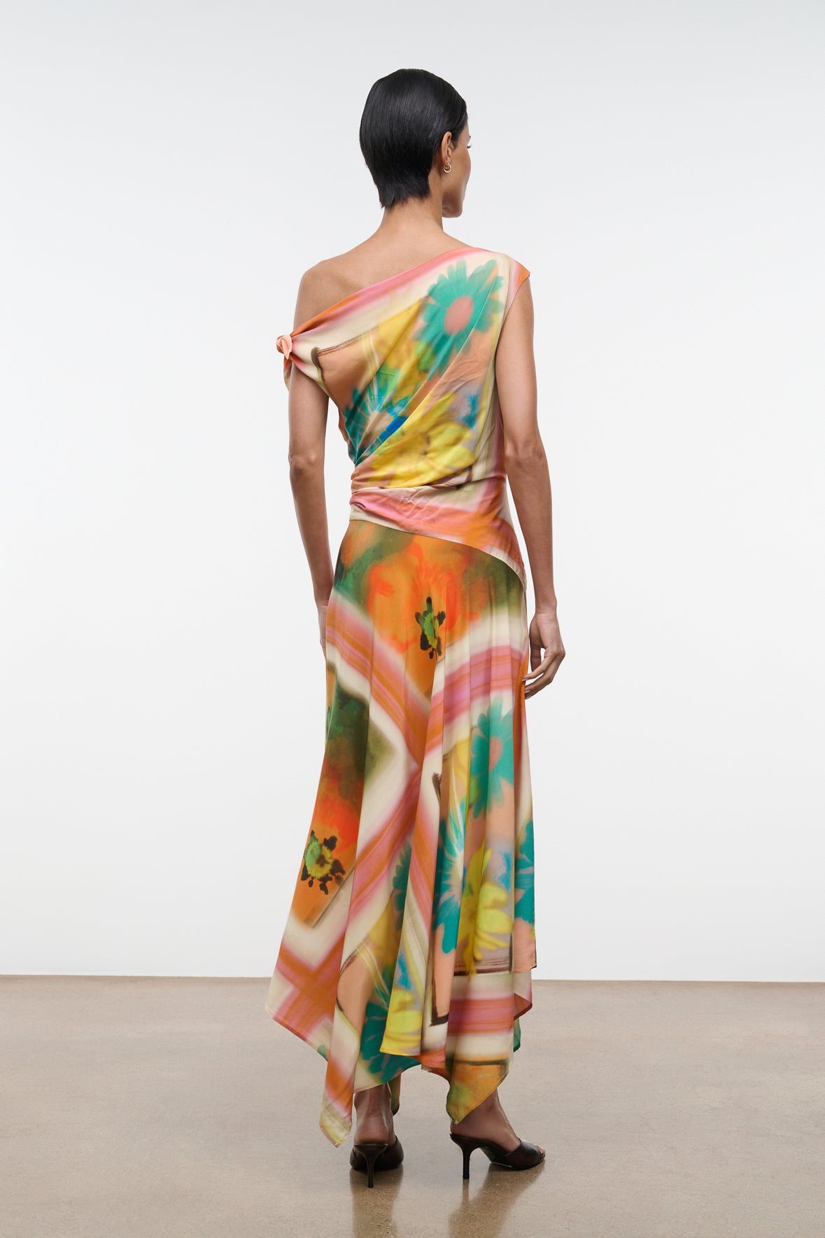 Portia Dress Superbloom Scarf
