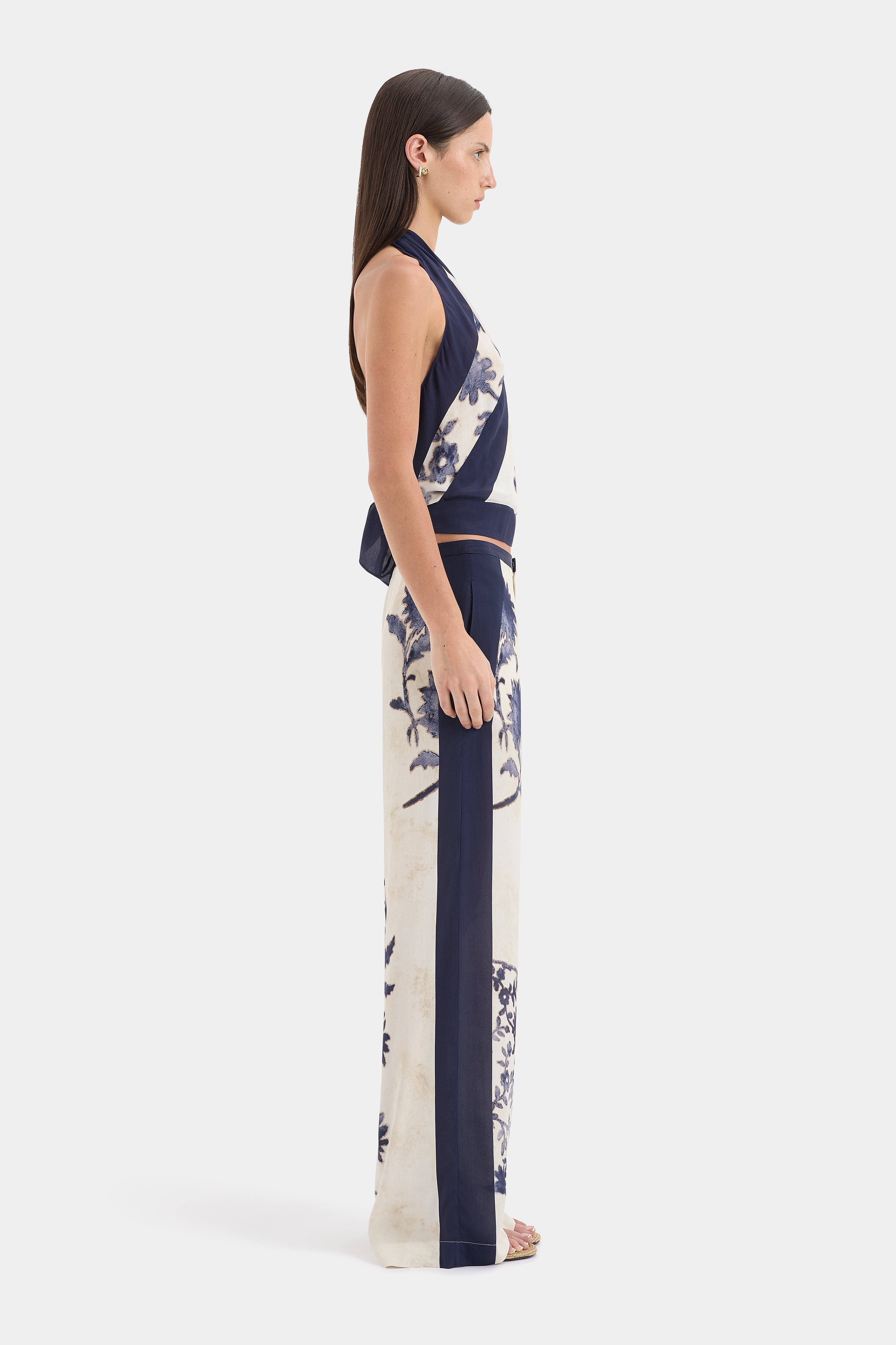 Phillipa Halter Scarf Top