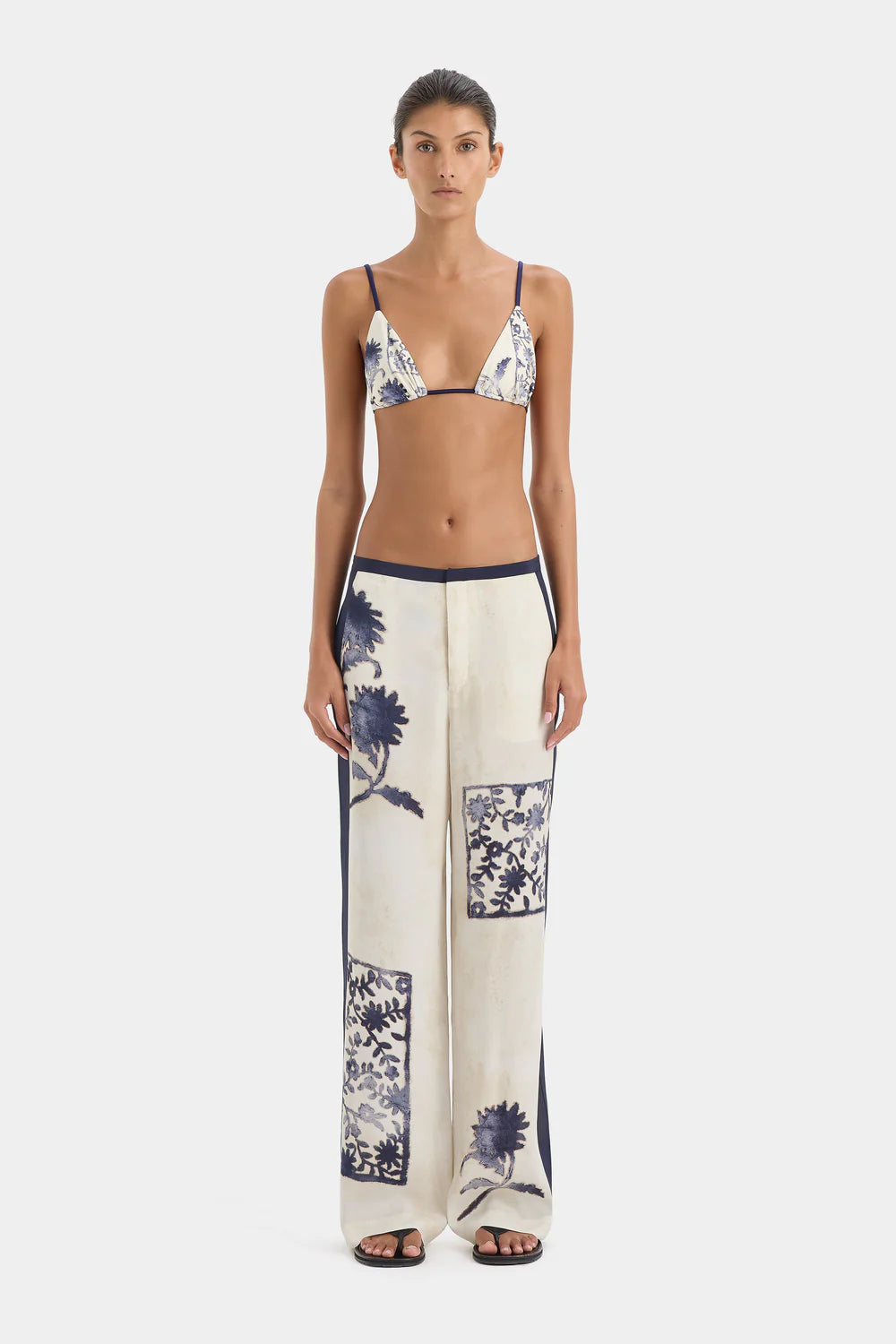 Phillipa String Triangle Bikini Top Eira Midnight